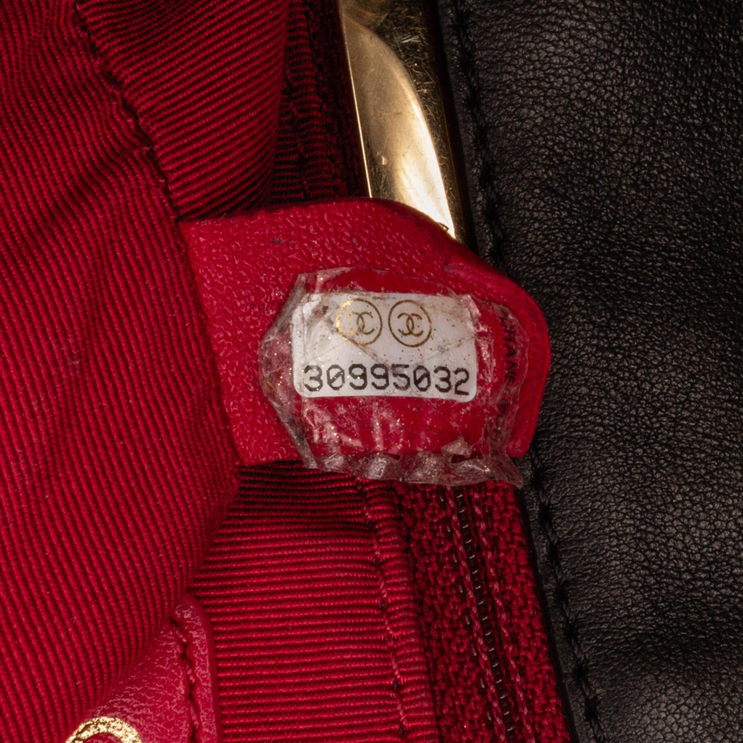 Chanel Large Lambskin Twist Chain Enamel CC Flap