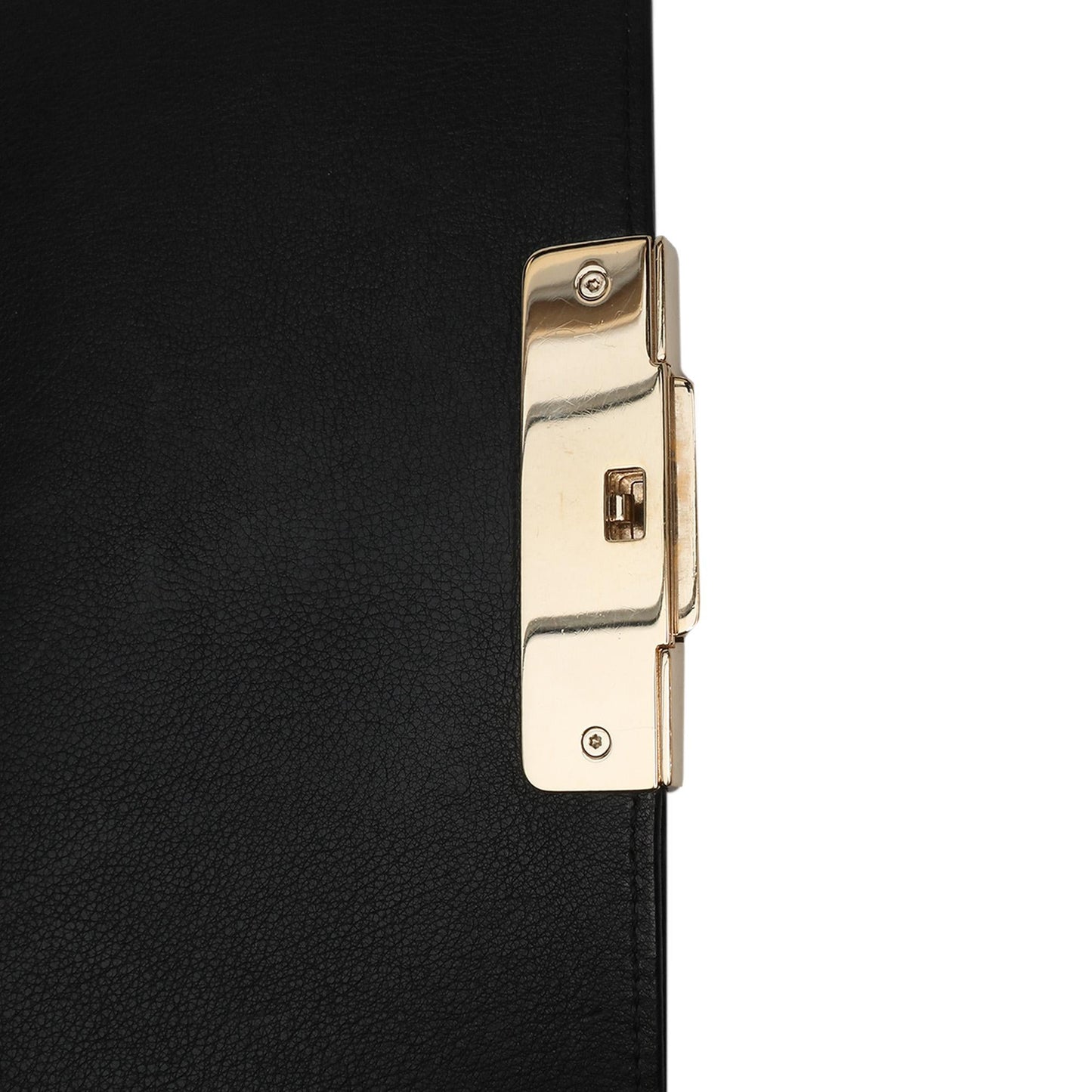 Chanel Large Quilted Calfskin Label Click Flap