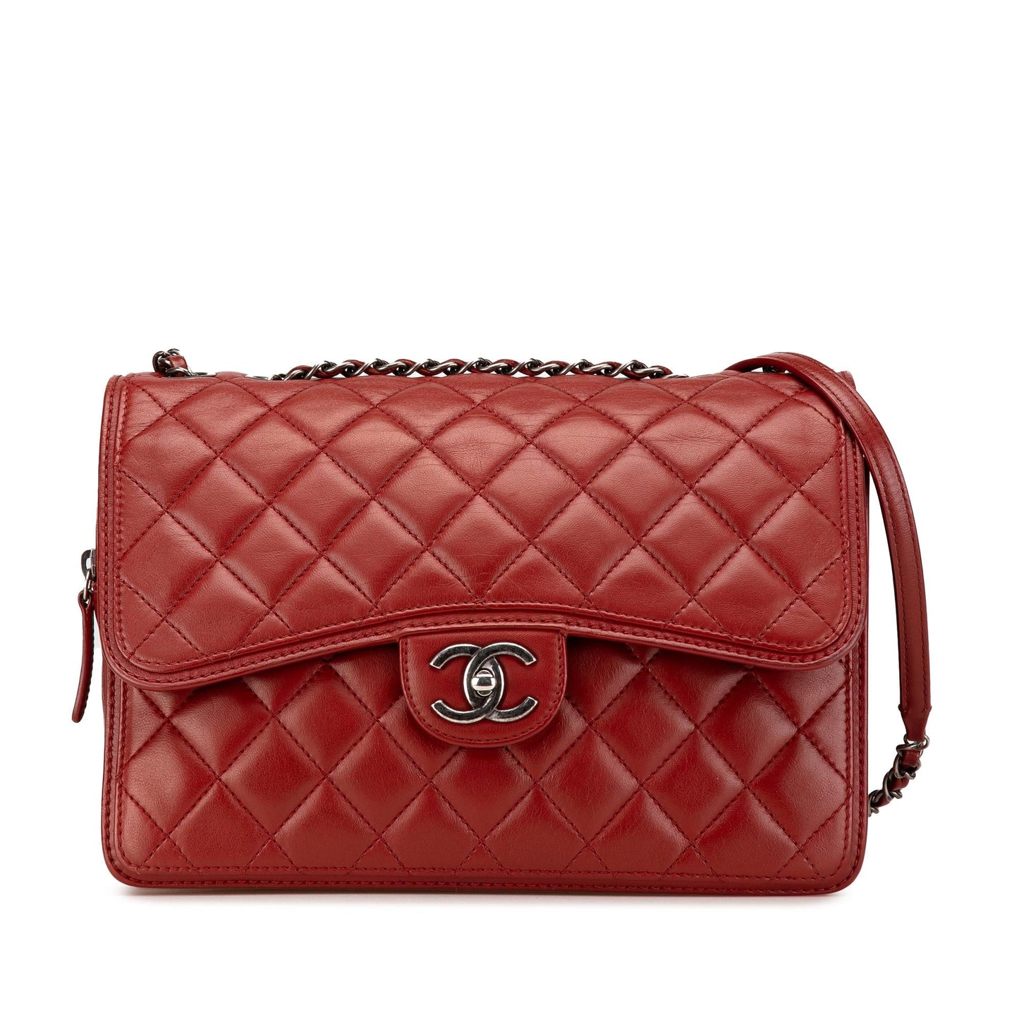 Chanel Large Quilted Lambskin Citizen Zip Flap