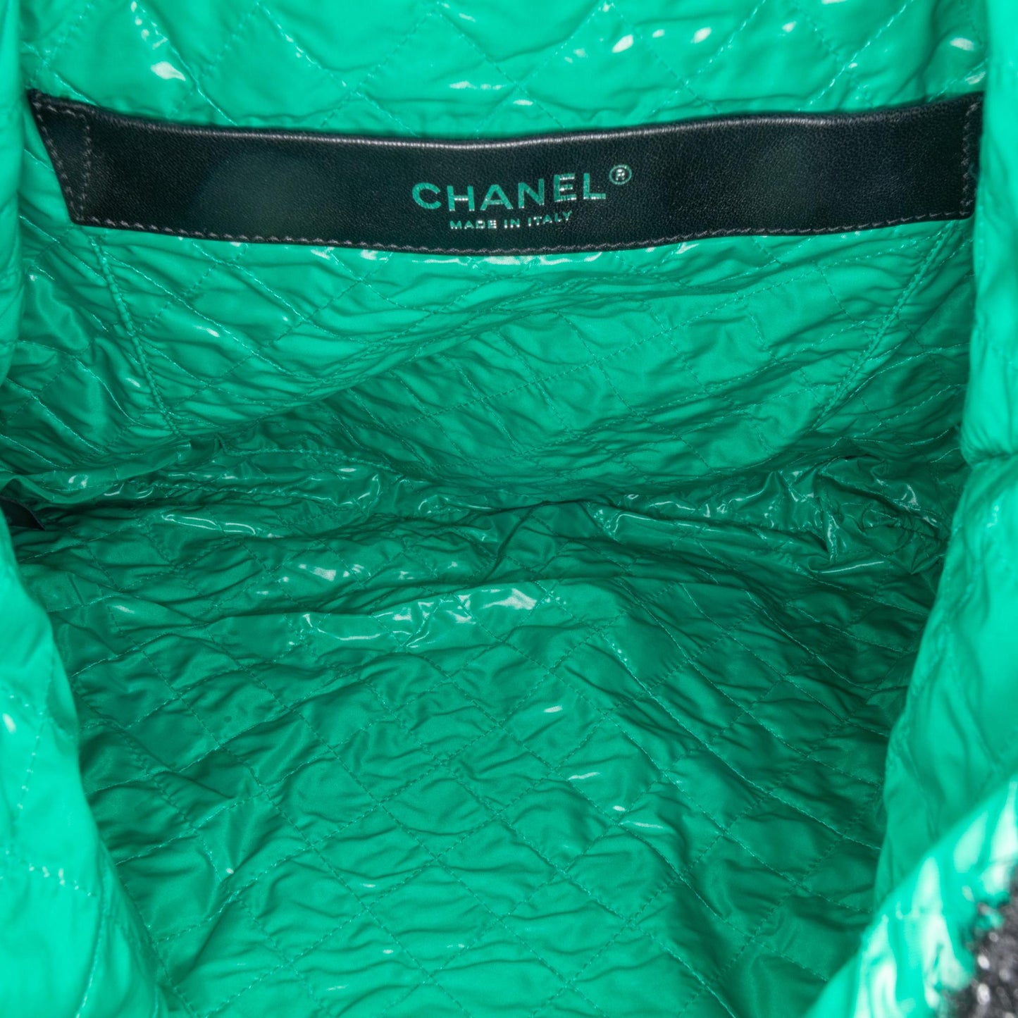 Chanel Large Resin Embellished Tweed Robot Shopping Tote