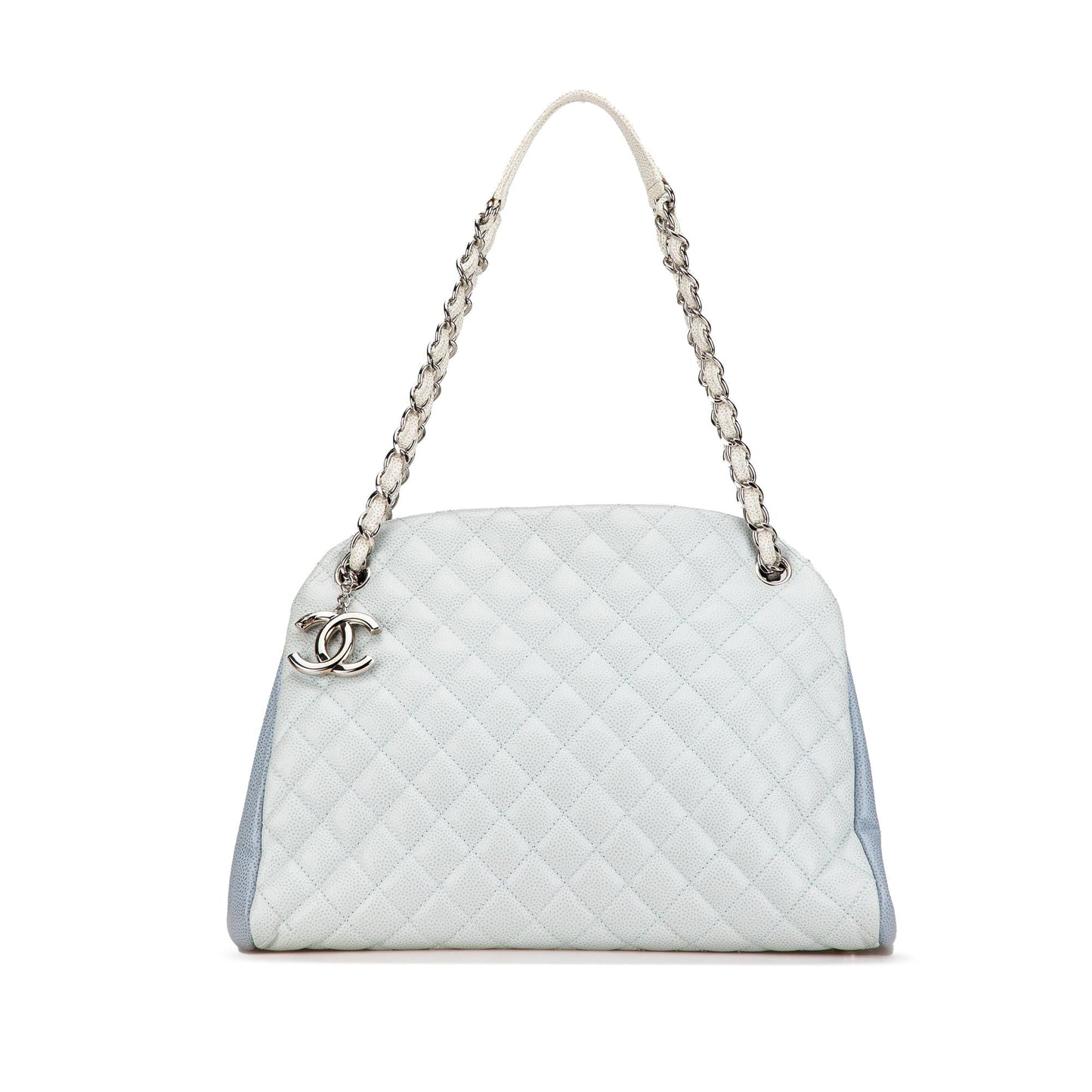 Chanel Large Tricolor Caviar Just Mademoiselle Bowling Bag