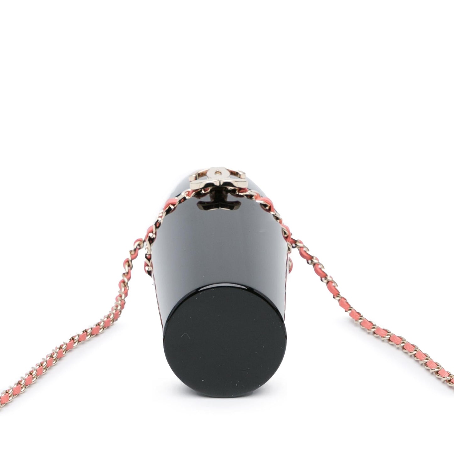 Chanel Lucite Lipstick Case On Chain