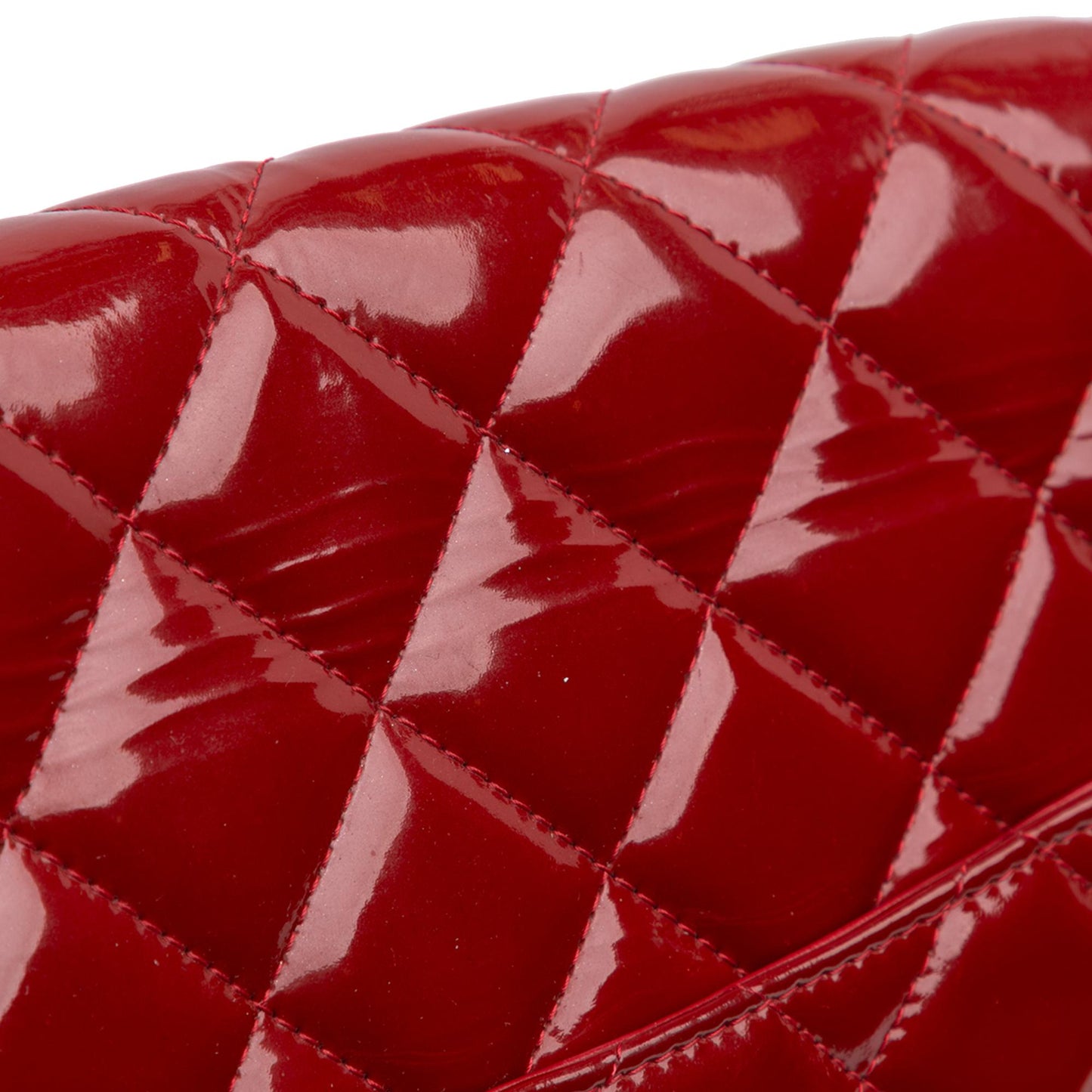 Chanel Maxi Classic Patent Double Flap