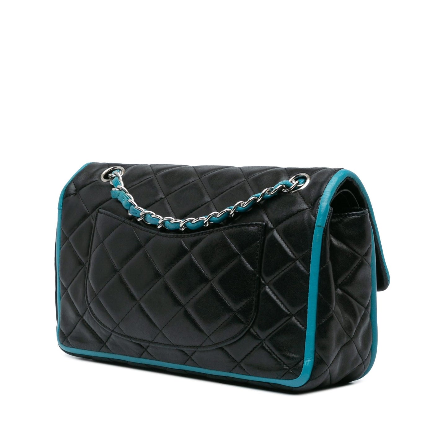 Chanel Medium Classic Bicolor Lambskin Double Flap