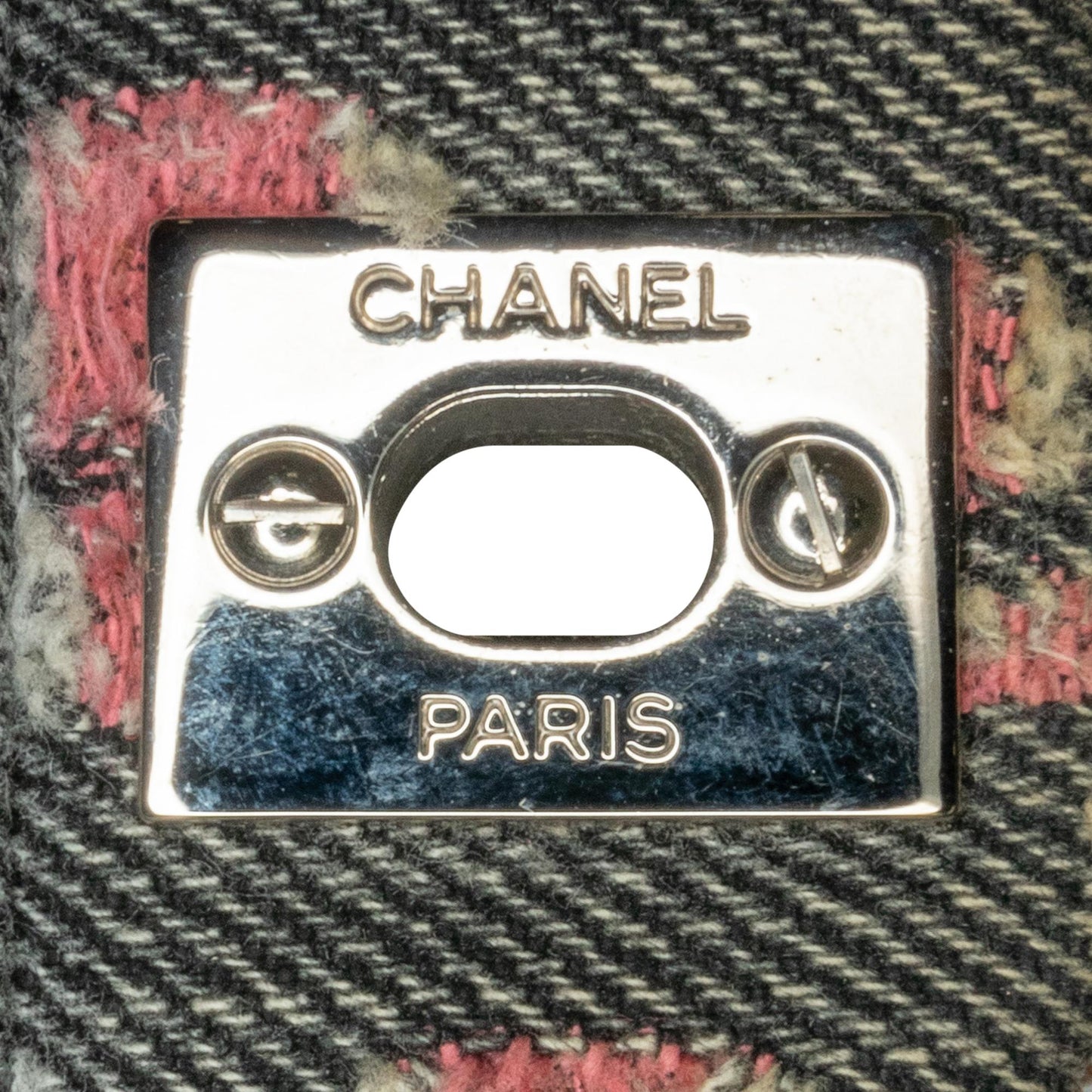 Chanel Medium Classic Distressed Denim Double Flap