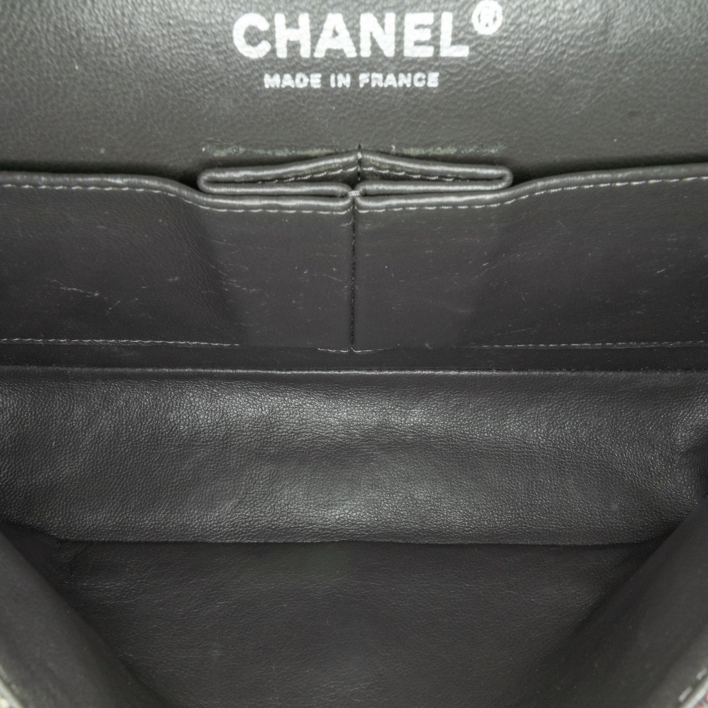 Chanel Medium Classic Distressed Denim Double Flap