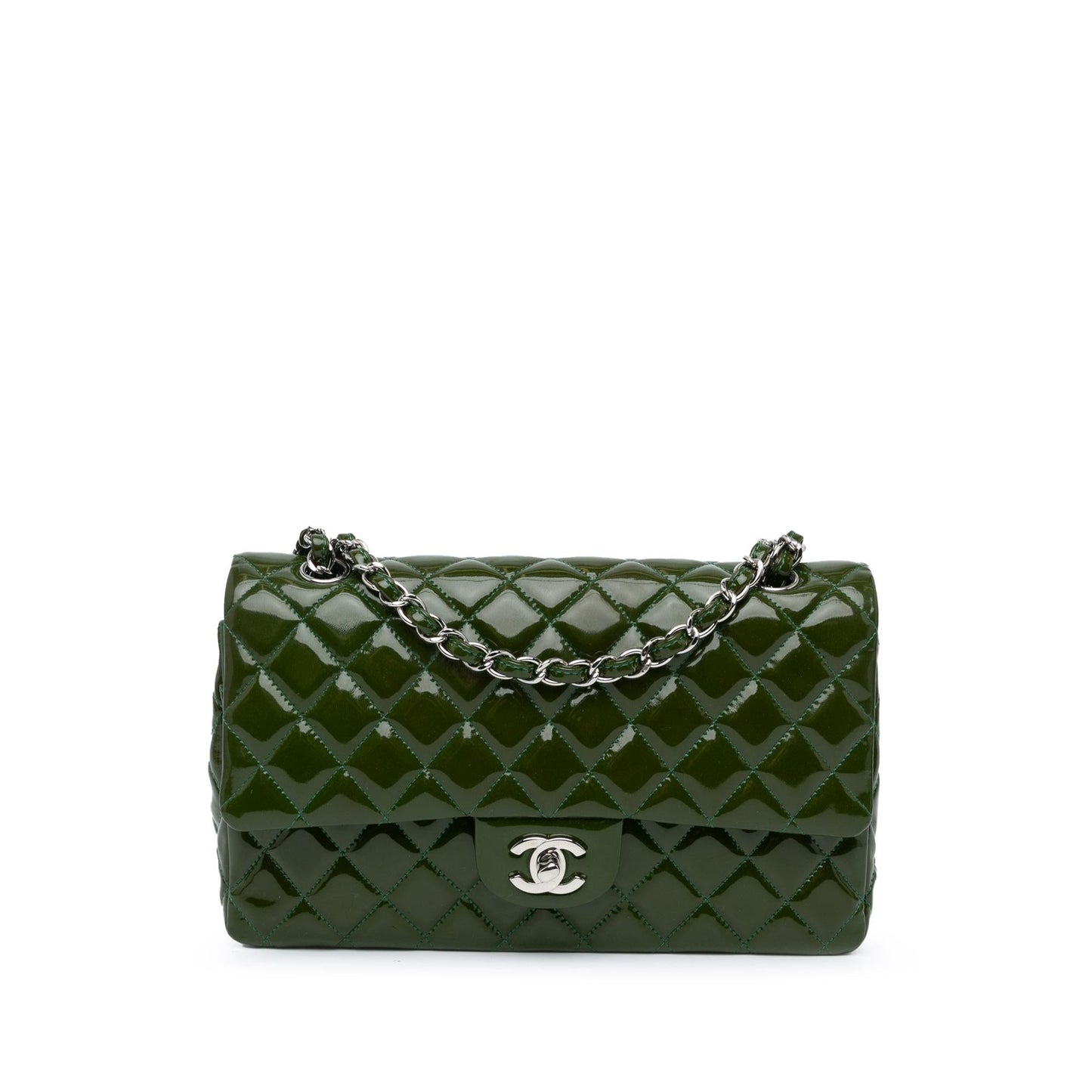 Chanel Medium Classic Patent Double Flap