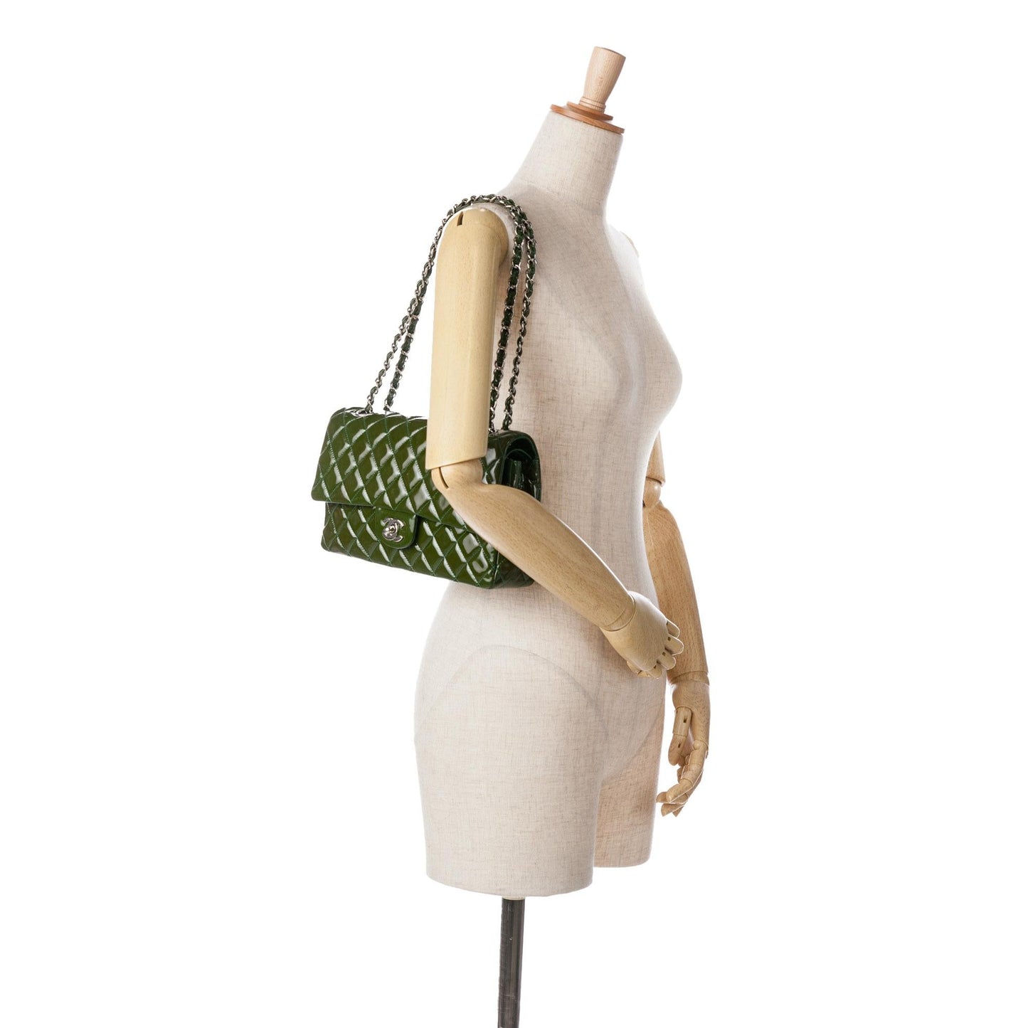 Chanel Medium Classic Patent Double Flap