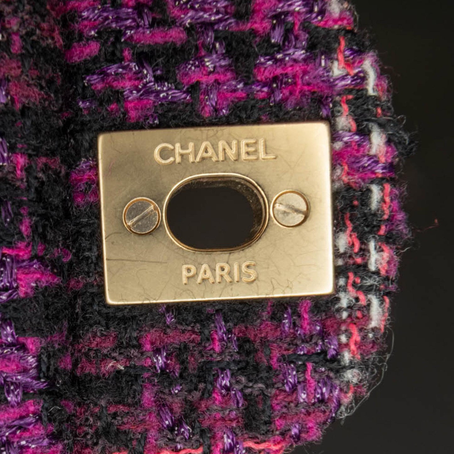 Chanel Medium Classic Tweed Double Flap