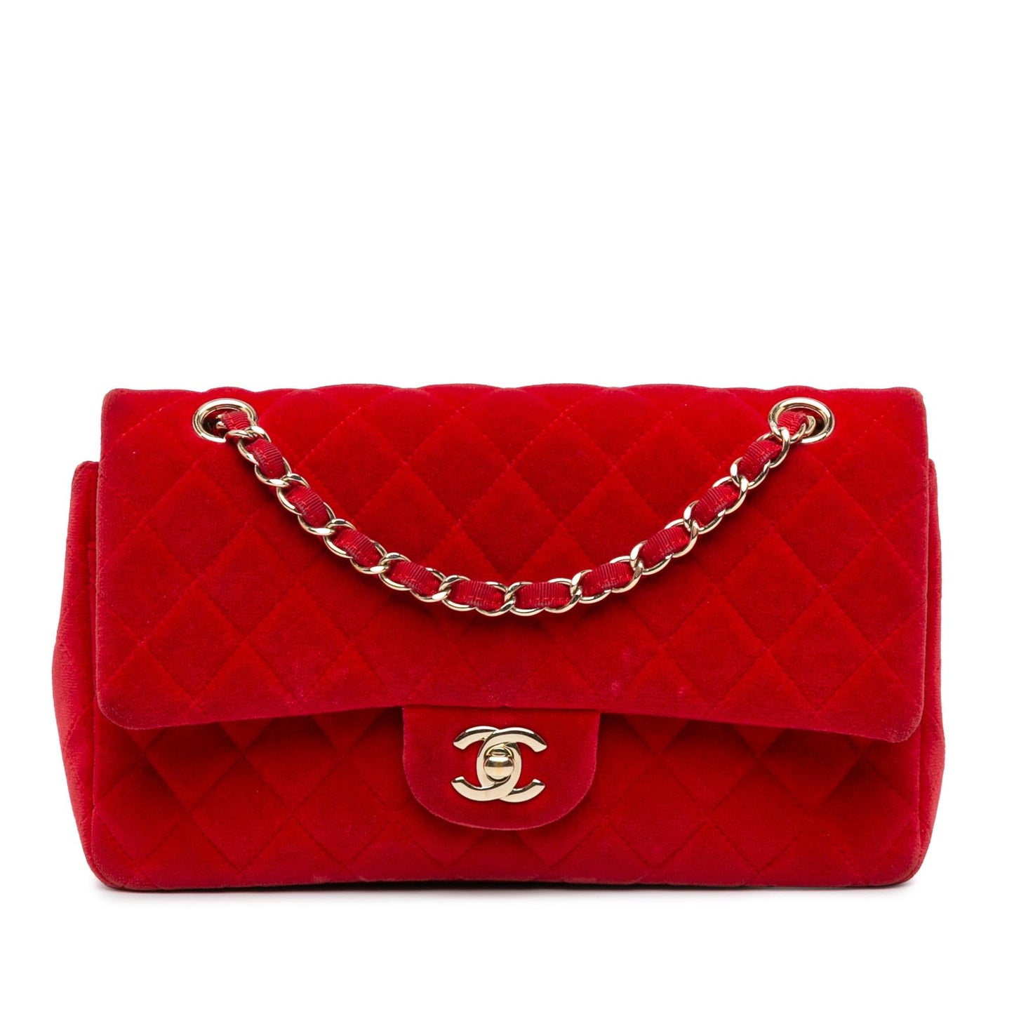Chanel Medium Classic Velvet Double Flap