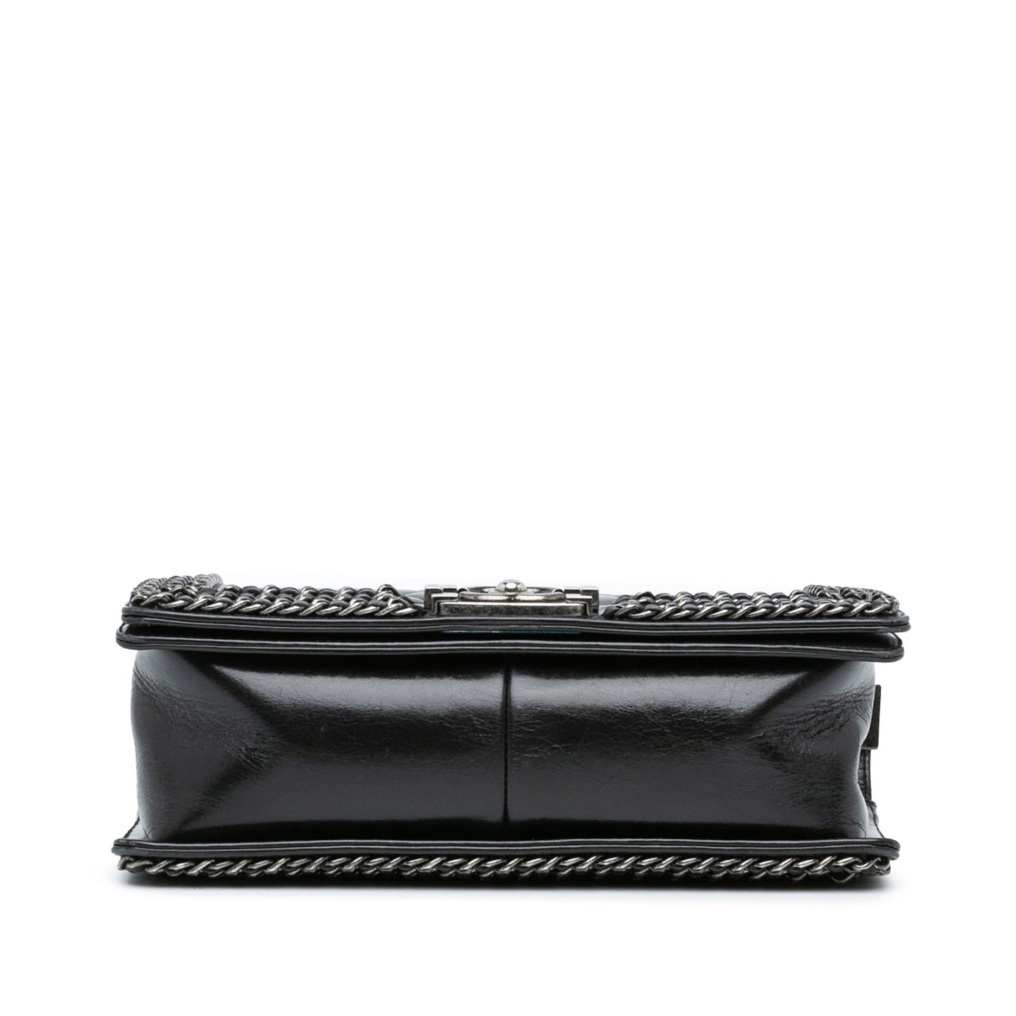 Chanel Medium Glazed Calfskin Chain Around Boy Flap (SHG-DFQBG5)
