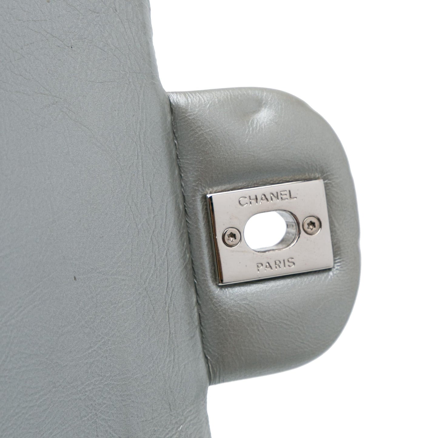 Chanel Medium Glazed Calfskin Grommet Embellished Airline Double Flap (SHG-3ngMjI)