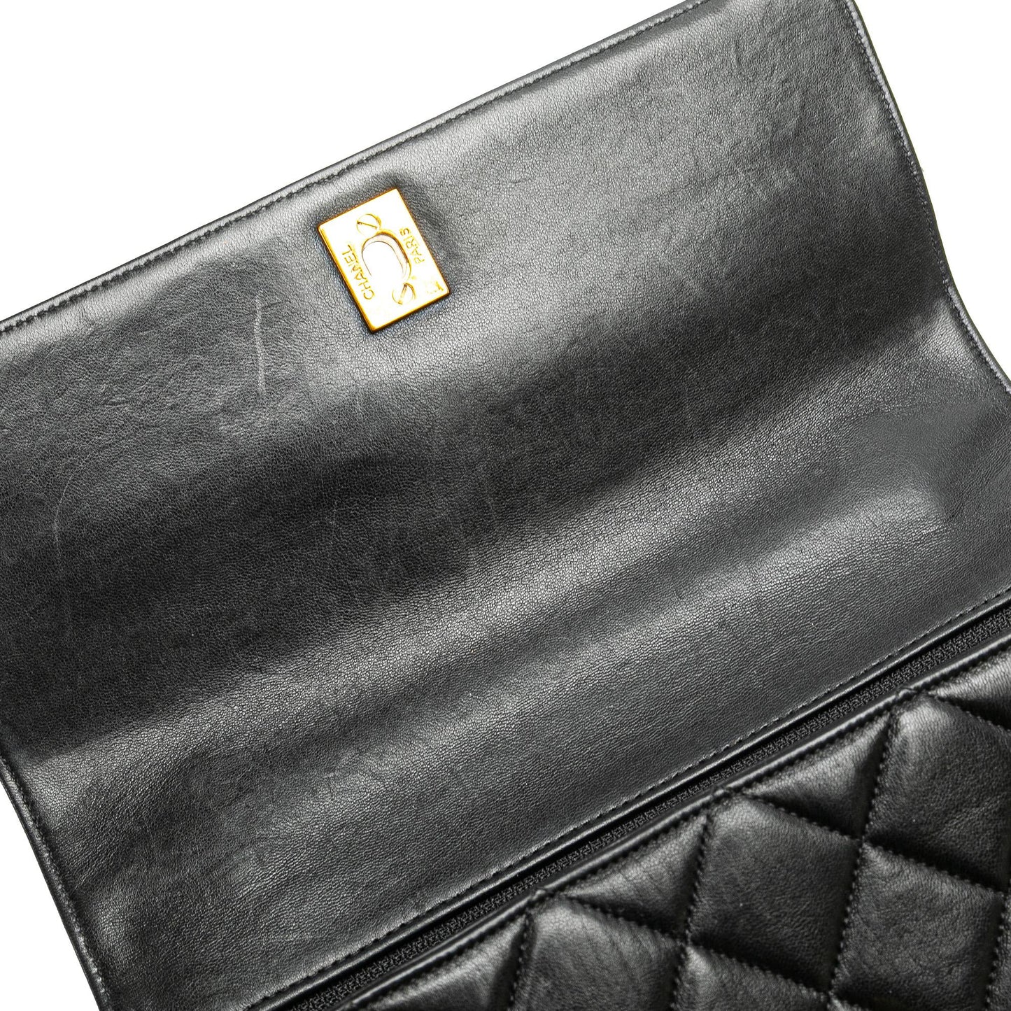 Chanel Medium Lambskin Kelly Top Handle Bag