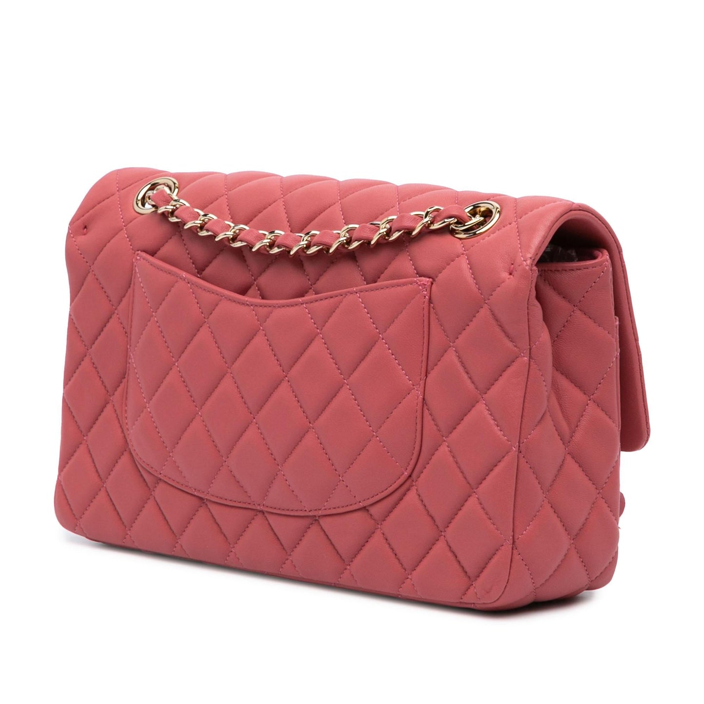 Chanel Medium Lambskin Valentine Heart Charms Single Flap