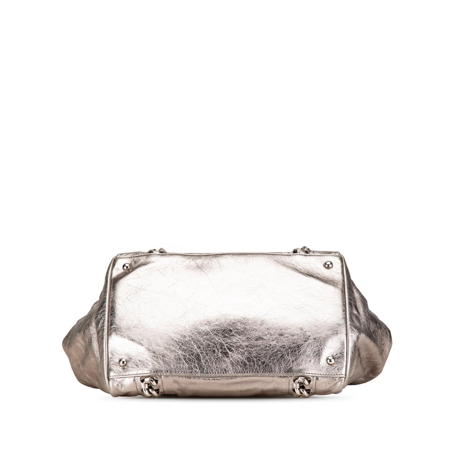 Chanel Medium Metallic Calfskin Modern Chain Tote