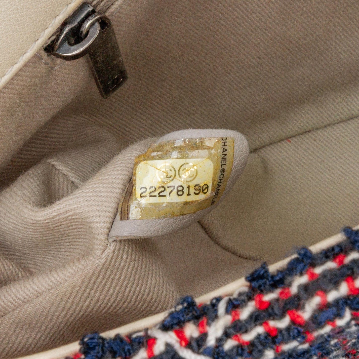 Chanel Medium Tweed Single Flap