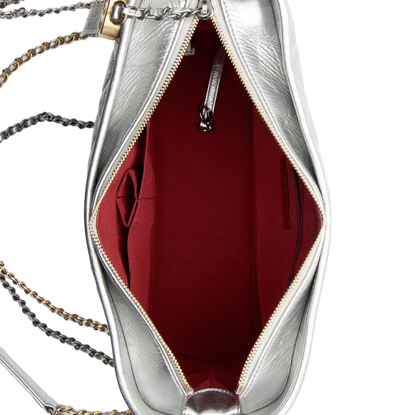 Chanel Metallic Aged Calfskin Gabrielle Medium Hobo (SHF-RJhsNR)