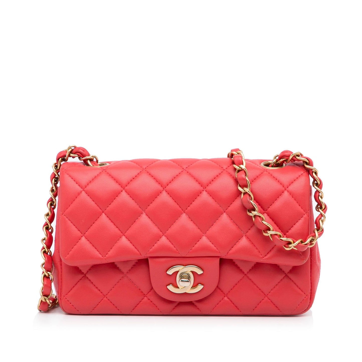 Chanel Mini Classic Lambskin Rectangular Single Flap
