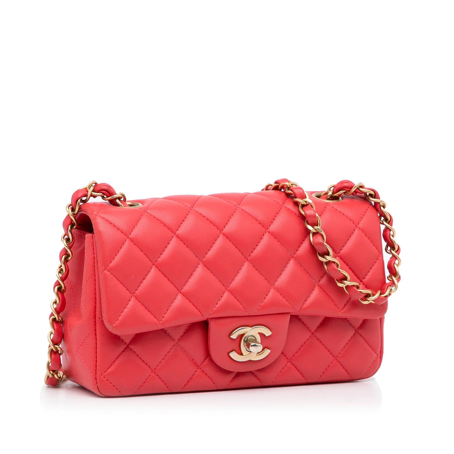 Chanel Mini Classic Lambskin Rectangular Single Flap