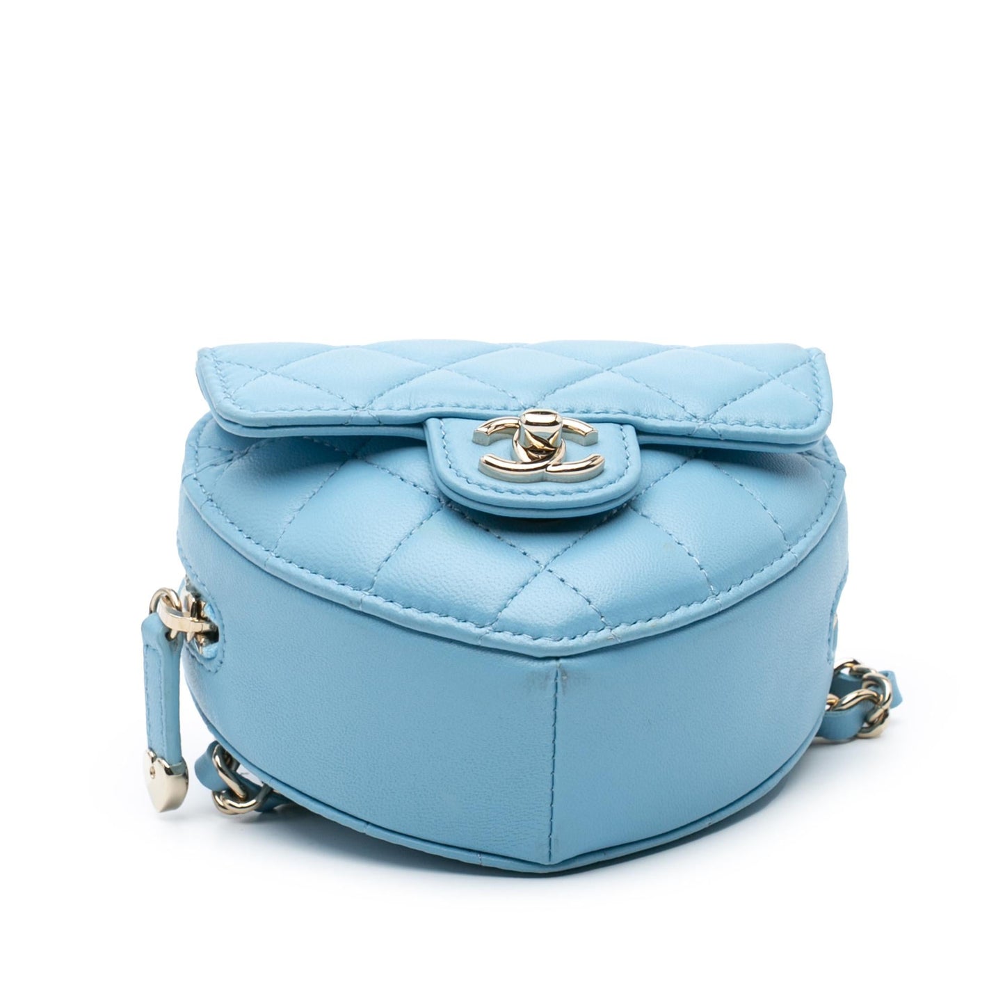 Chanel Mini Lambskin CC in Love Heart Belt Bag