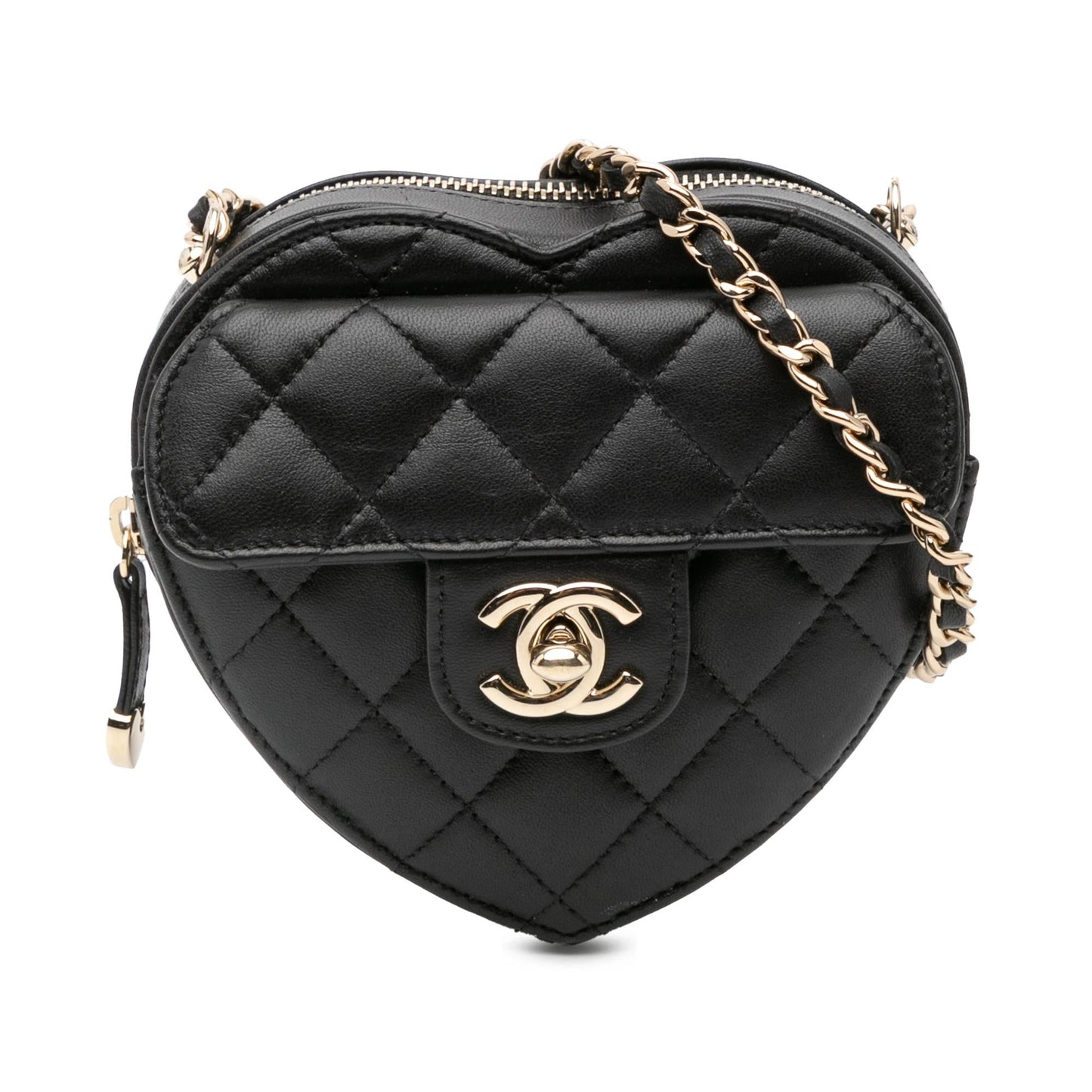 Chanel Mini Lambskin CC in Love Heart Crossbody