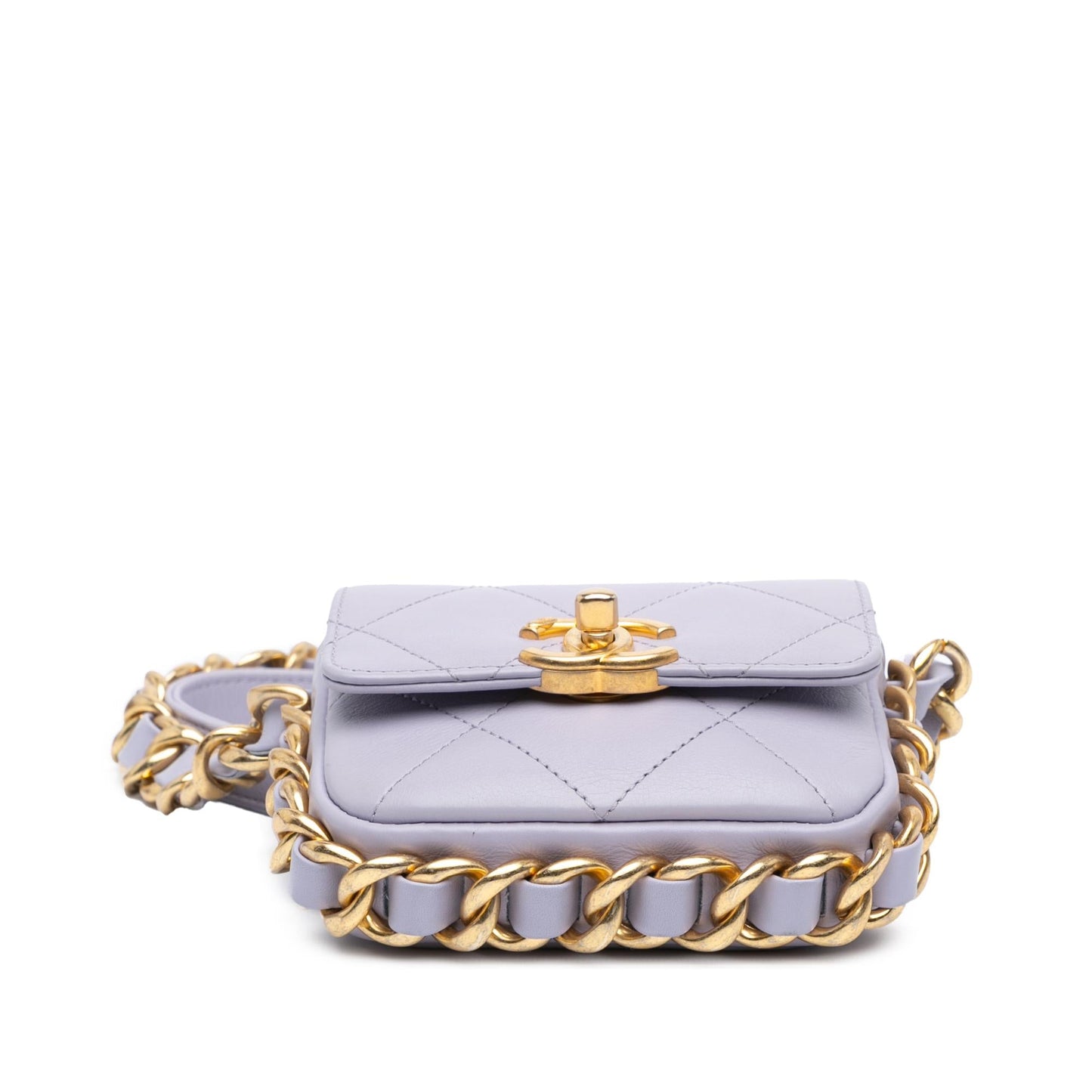 Chanel Mini Quilted Calfskin Framing Chain Flap (SHG-5dGD0i)