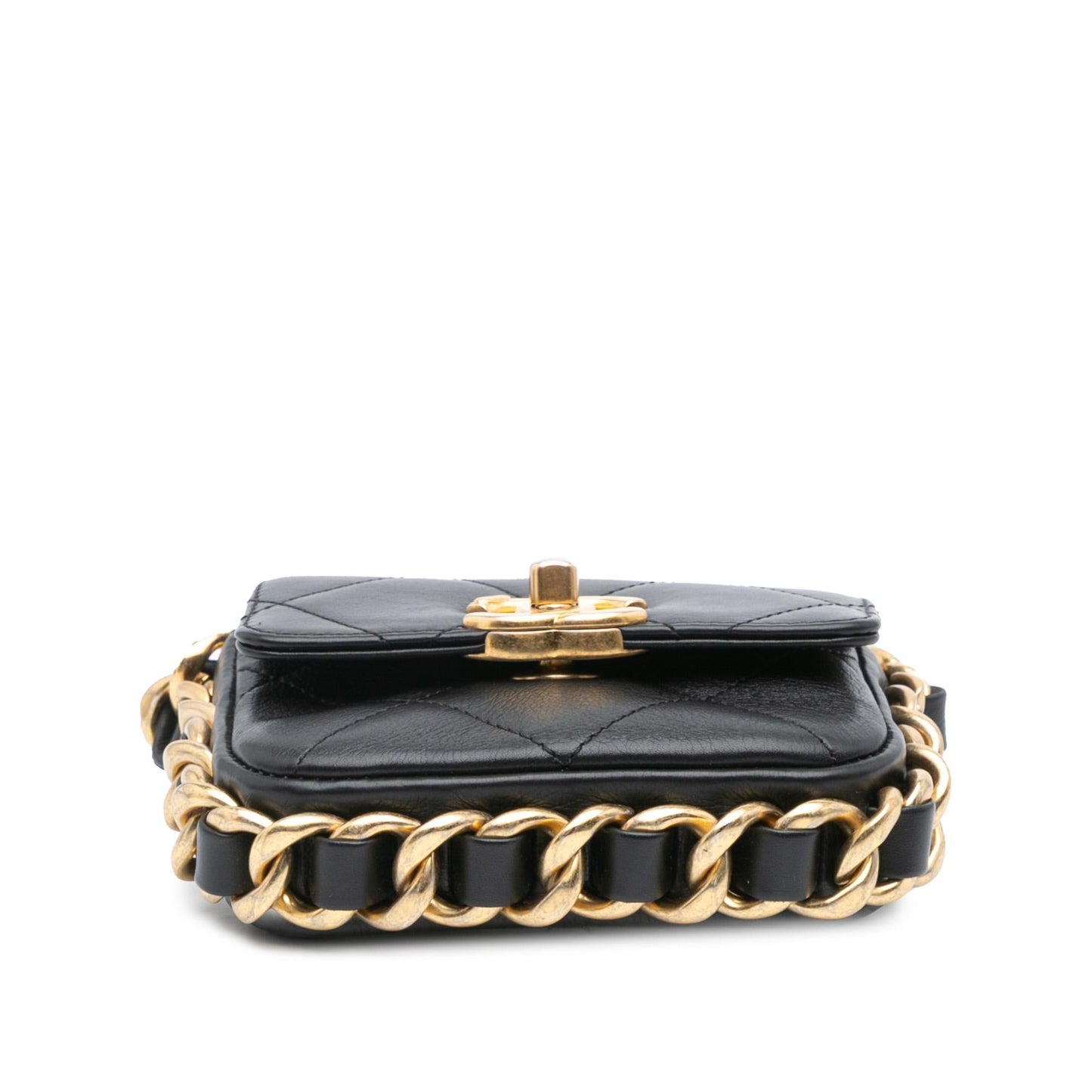 Chanel Mini Quilted Calfskin Framing Chain Flap