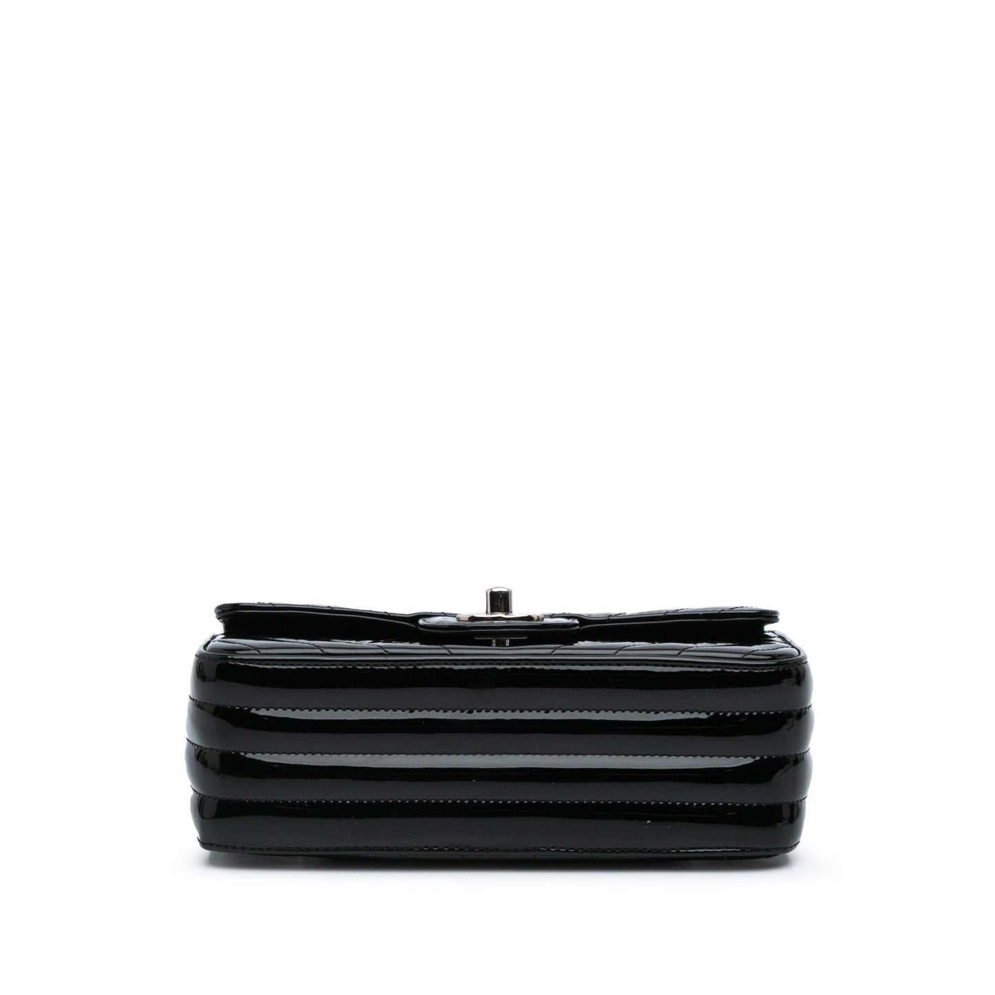 Chanel Mini Rectangular Classic Chevron Patent Single Flap
