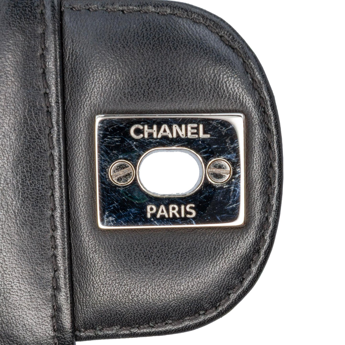 Chanel Mini Rectangular Classic Chevron Patent Single Flap