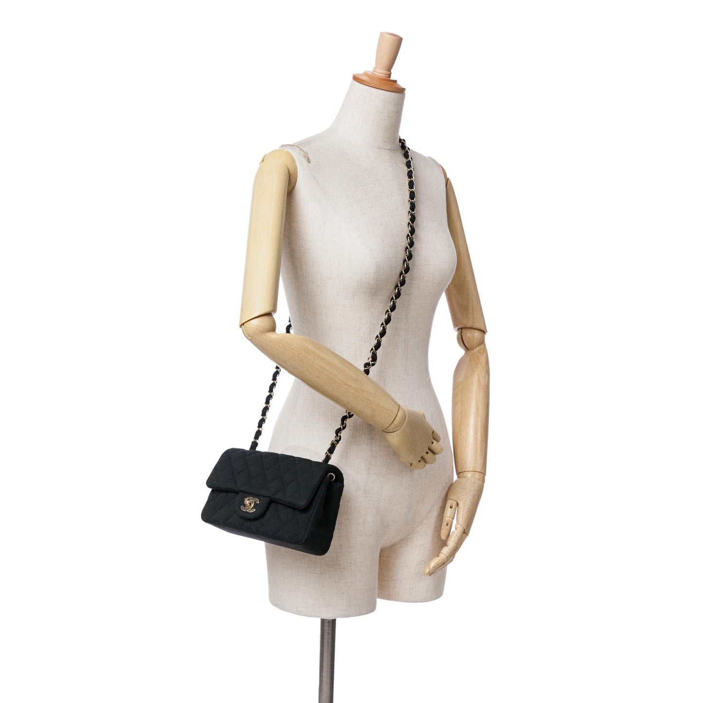 Chanel Mini Rectangular Classic Jersey Single Flap