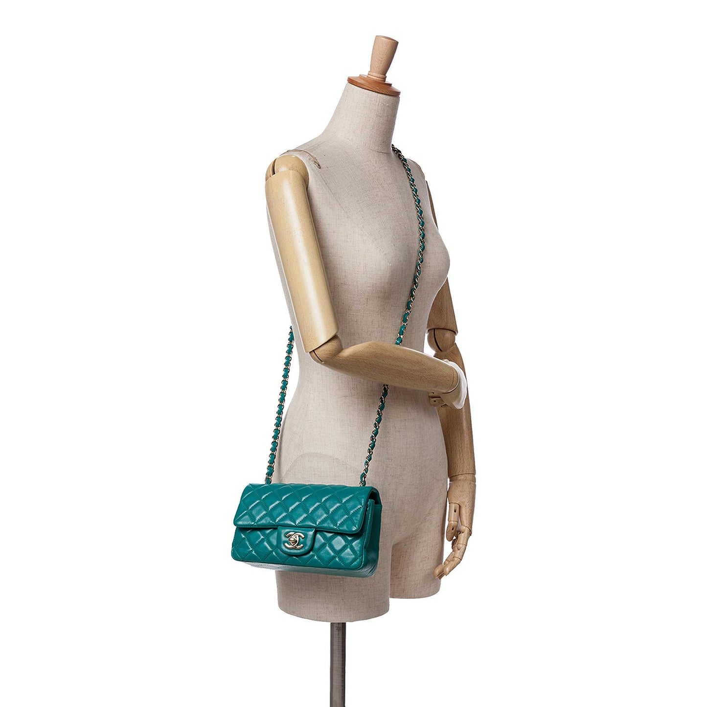 Chanel Mini Rectangular Classic Lambskin Single Flap