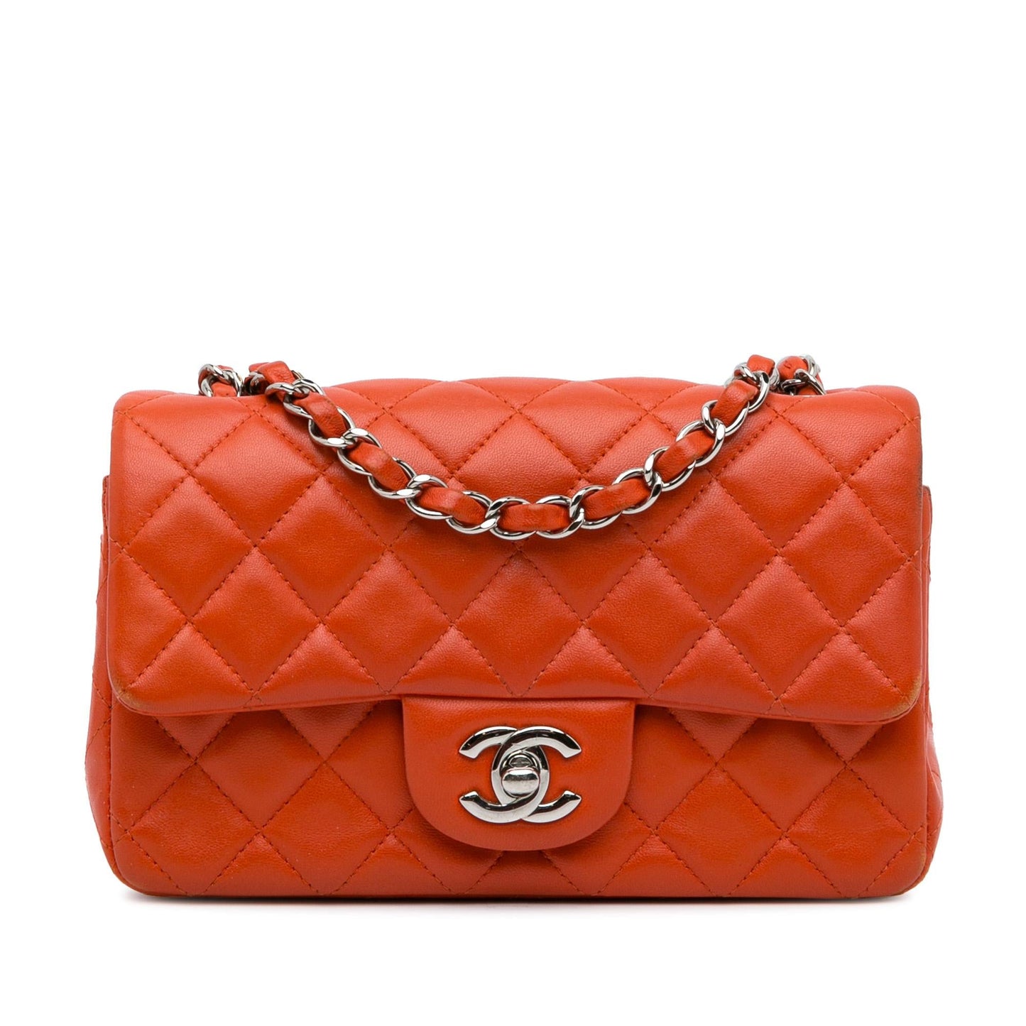 Chanel Mini Rectangular Classic Lambskin Single Flap