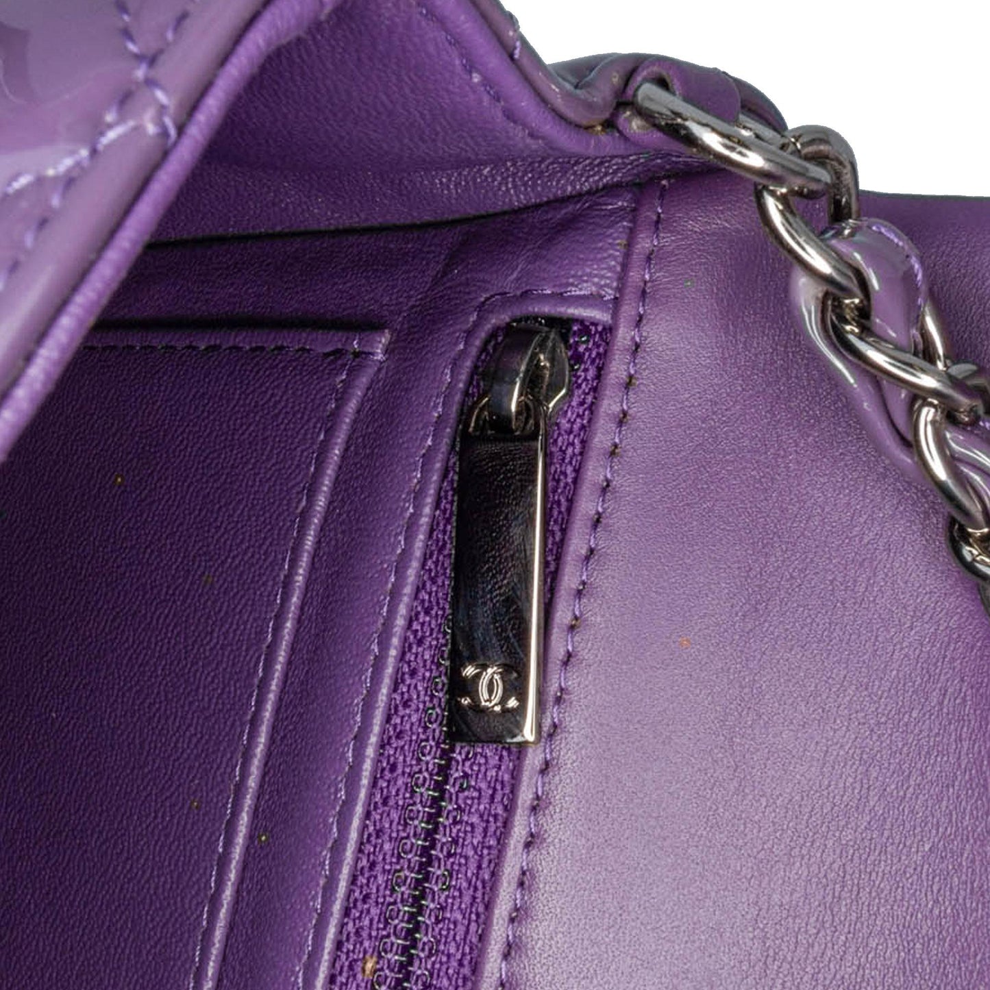 Chanel Mini Rectangular Classic Patent Single Flap