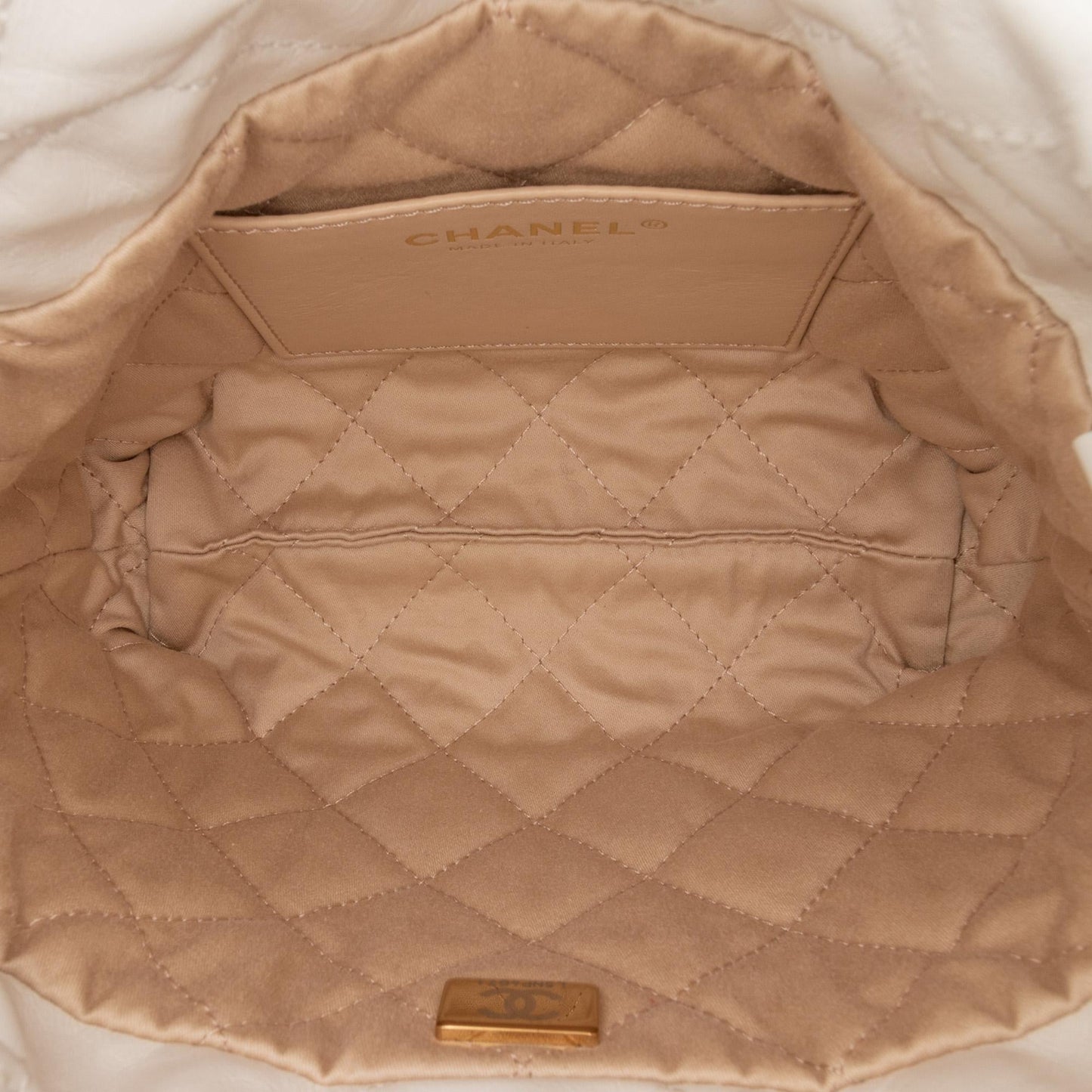 Chanel Mini Shiny Calfskin 22 Hobo