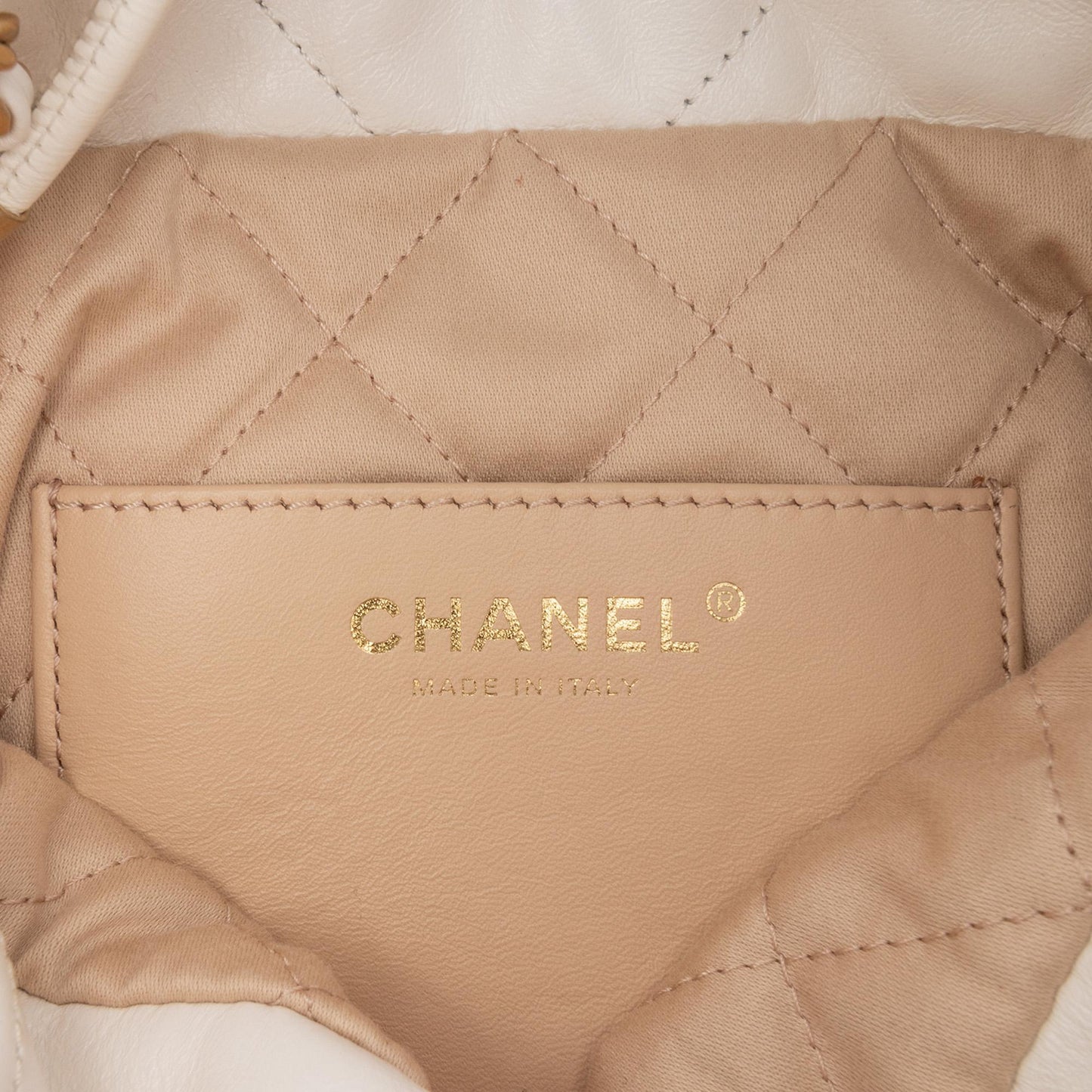 Chanel Mini Shiny Calfskin 22 Hobo