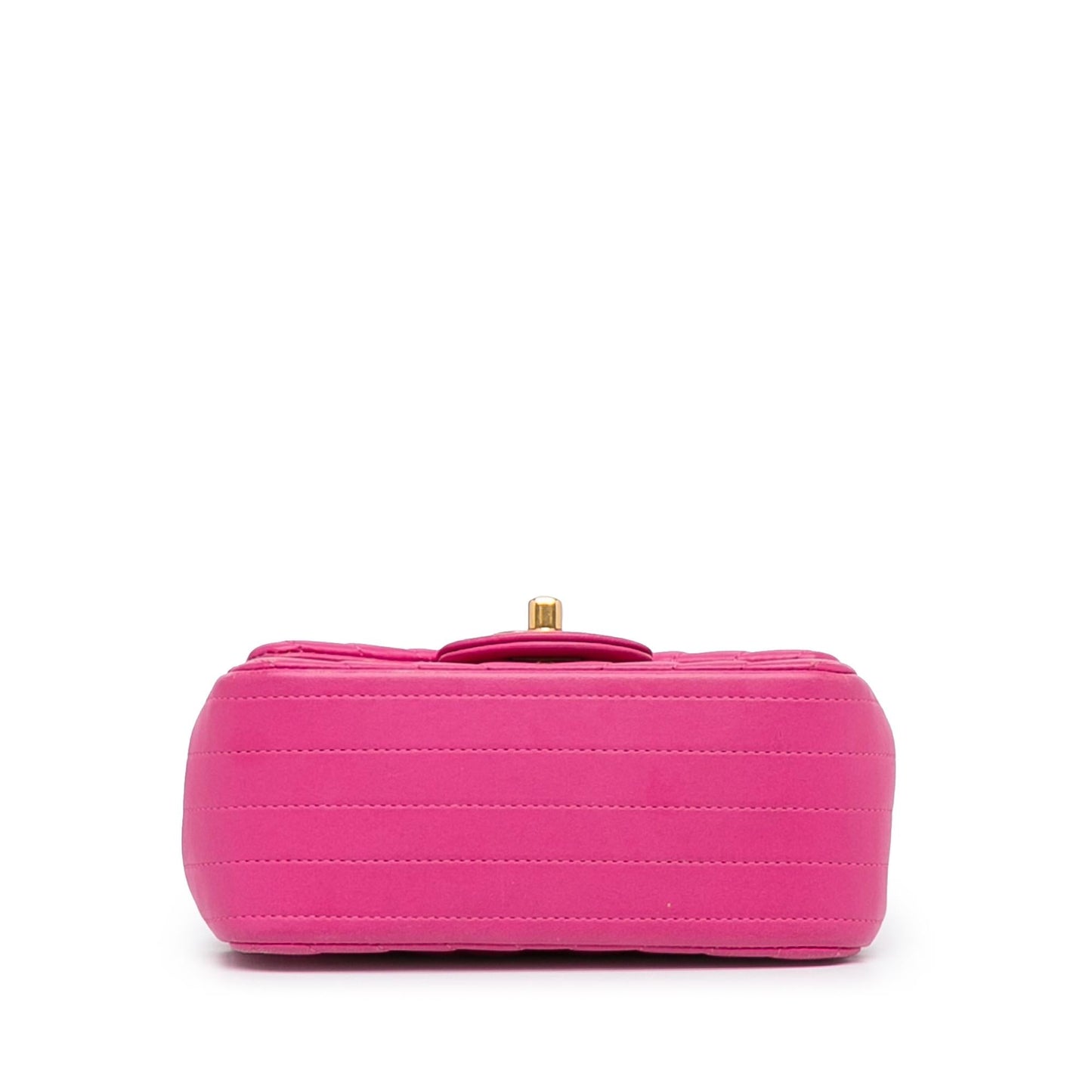 Chanel Mini Square Classic Chevron Lambskin Flap