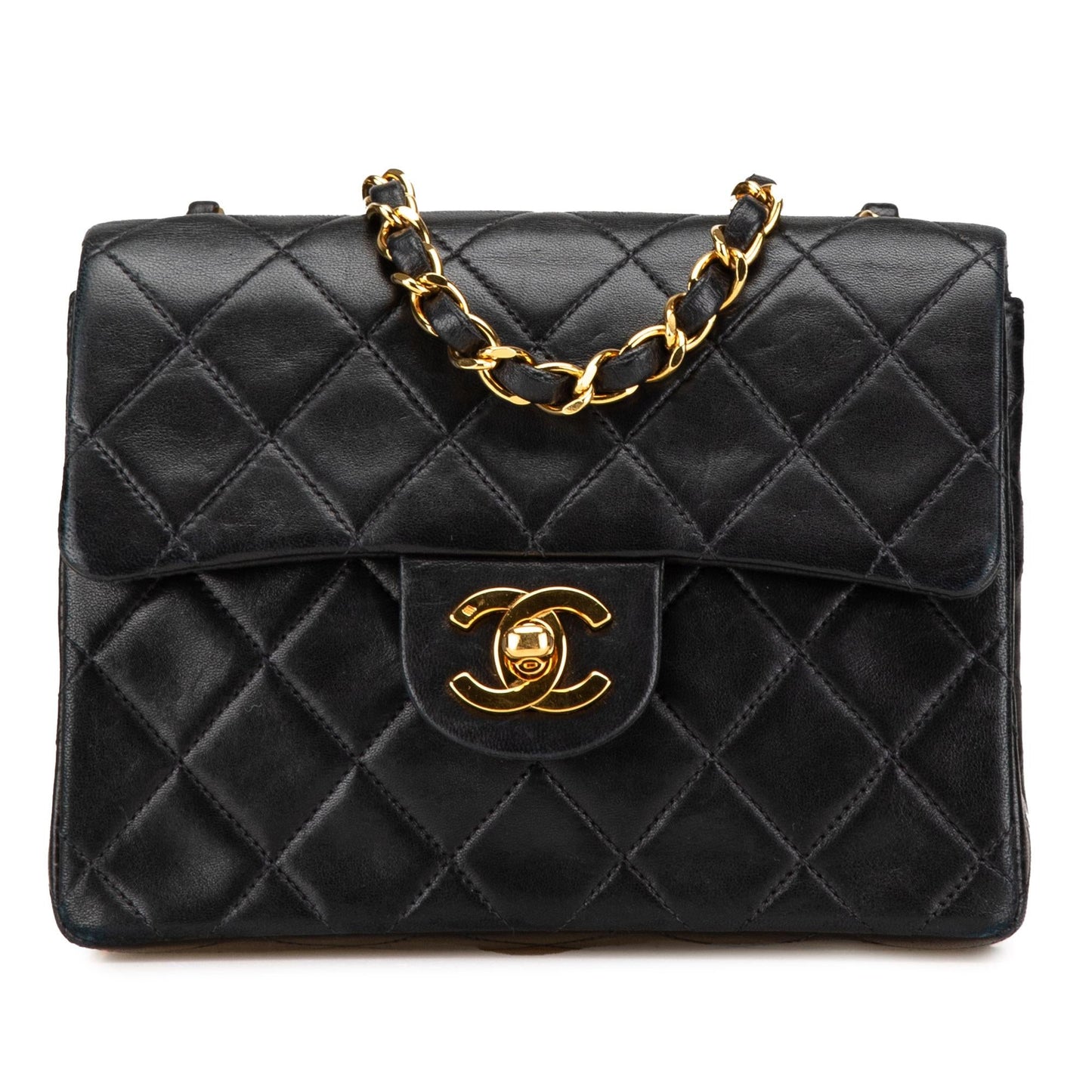 Chanel Mini Square Classic Lambskin Single Flap