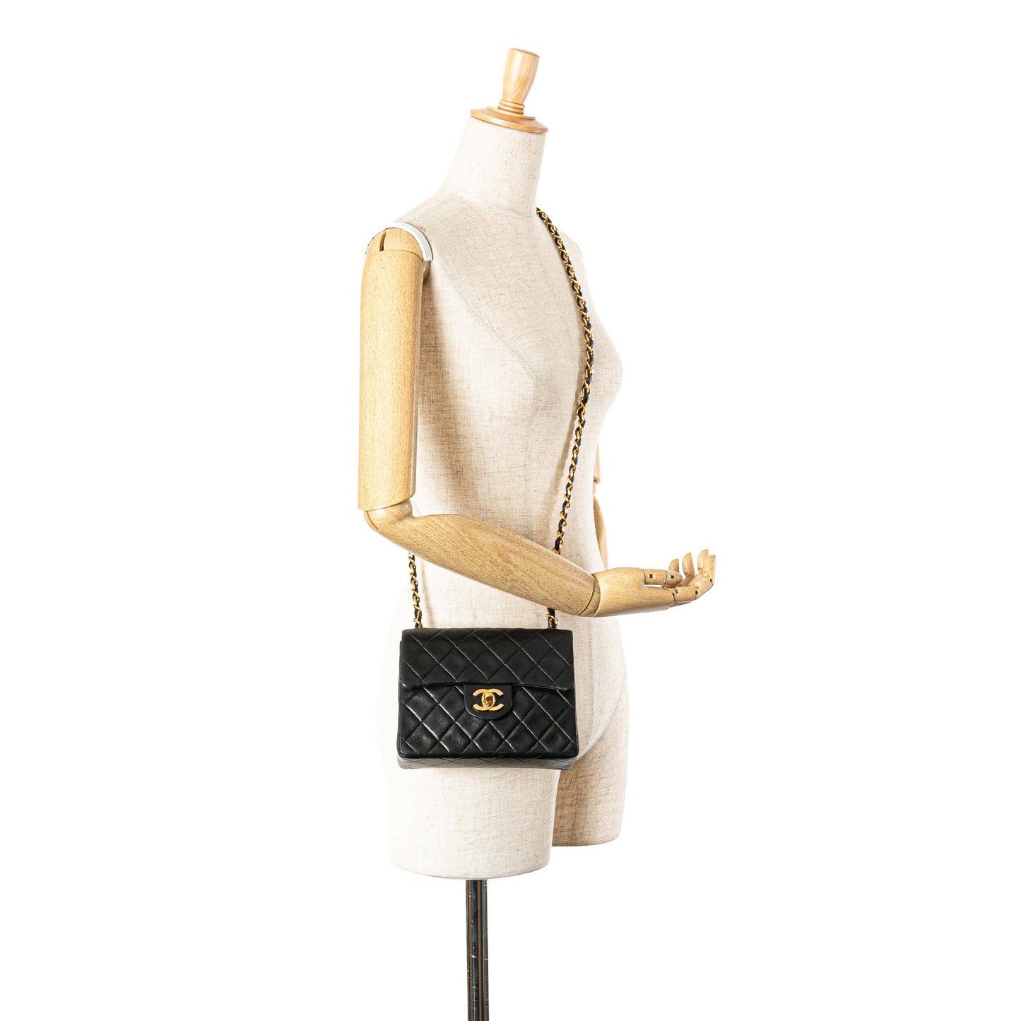Chanel Mini Square Classic Lambskin Single Flap
