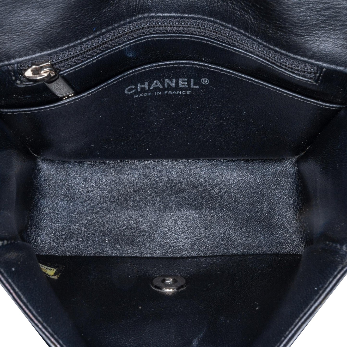 Chanel Mini Square Patent Single Flap