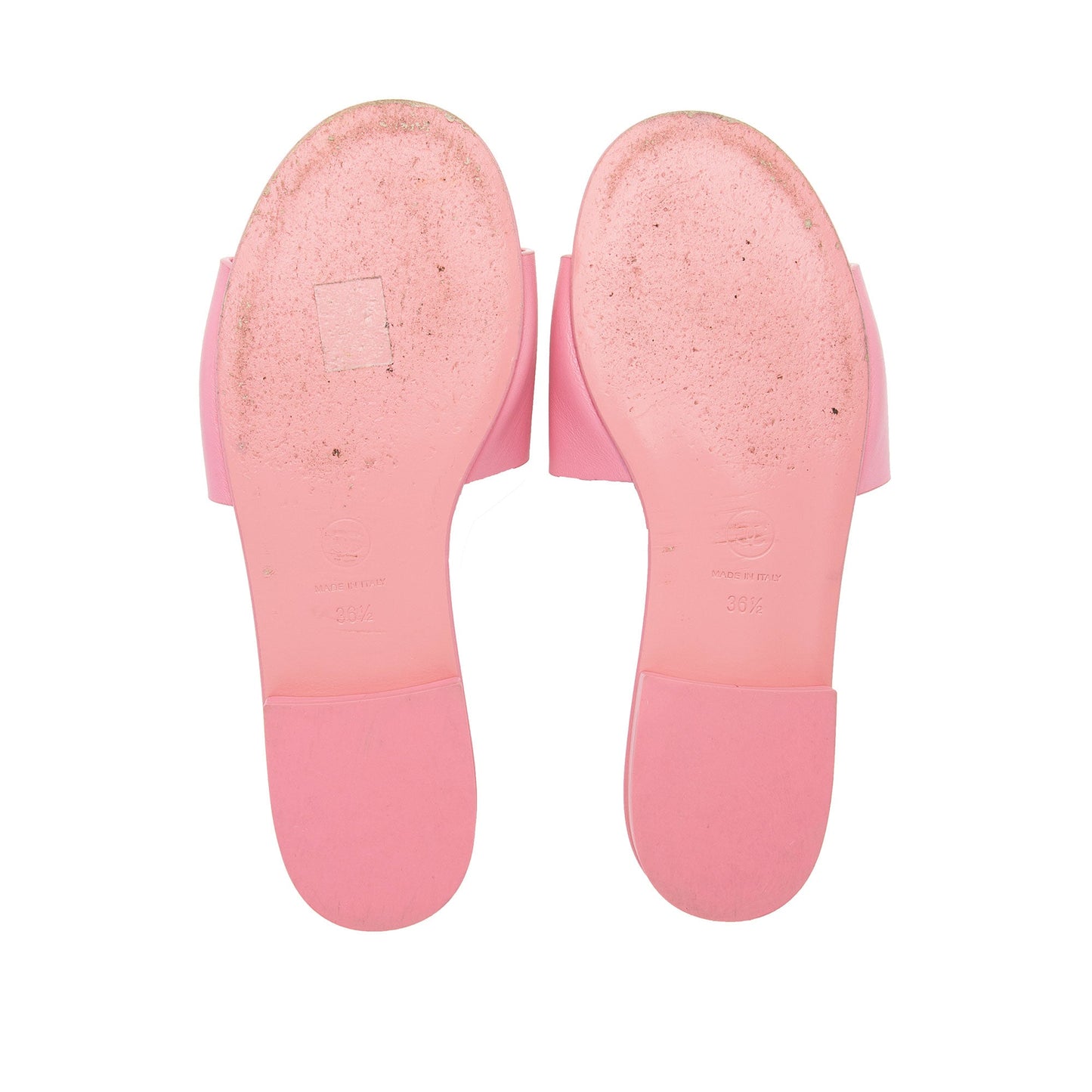 Chanel Patent Calfskin CC Slide Sandals - Size 6.5 / 36.5 (SHF-gwwrsH)