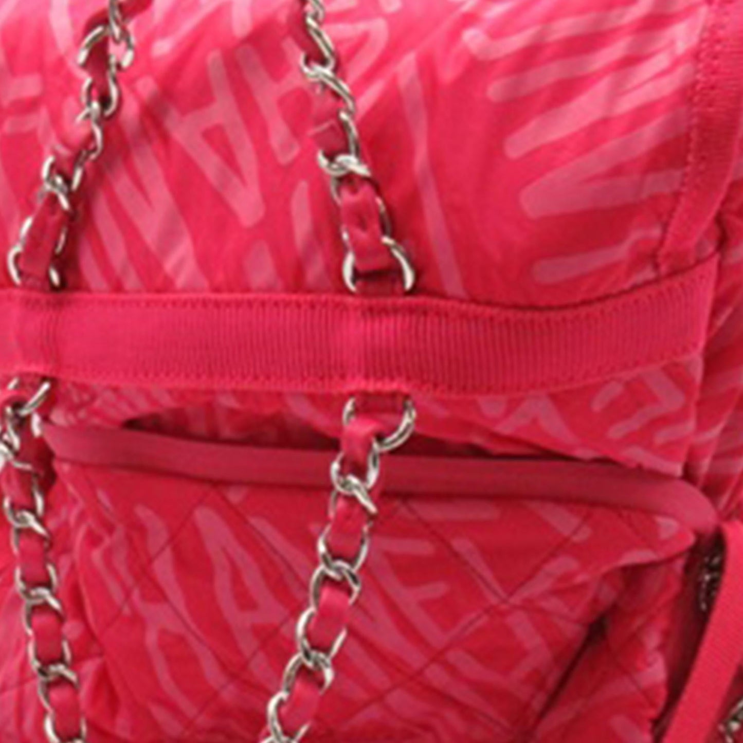 Chanel Printed Nylon Coco Neige Convertible Backpack