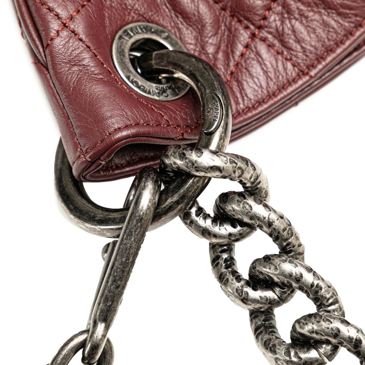 Chanel Quilted Calfskin Coco Pleats Hobo