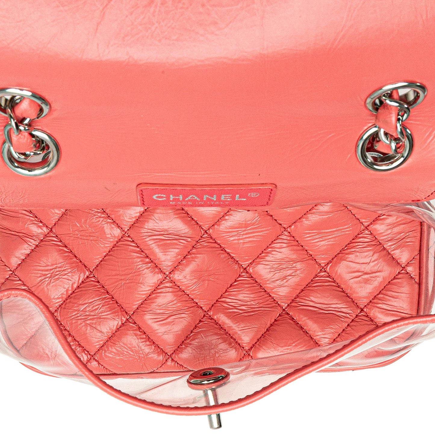 Chanel Quilted Lambskin and PVC Aquarium Backpack