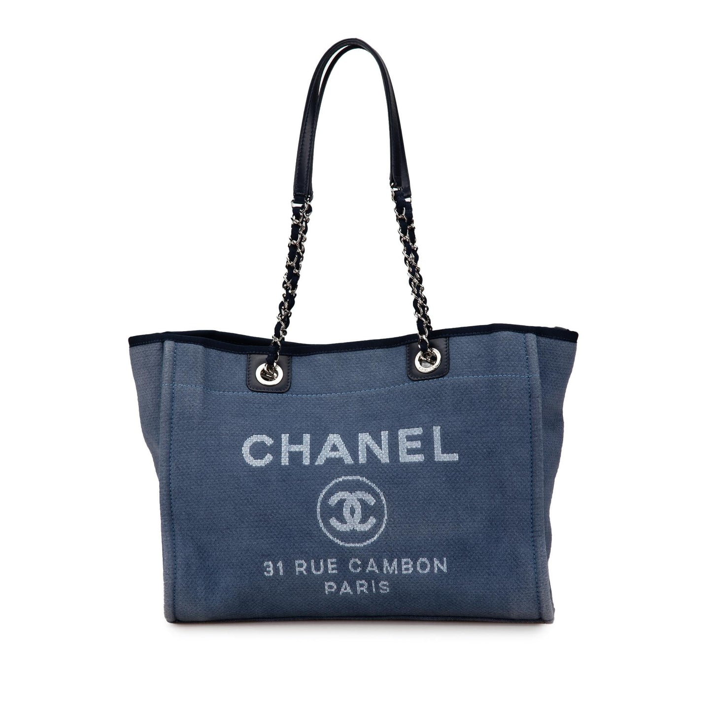 Chanel Small Canvas Deauville Tote