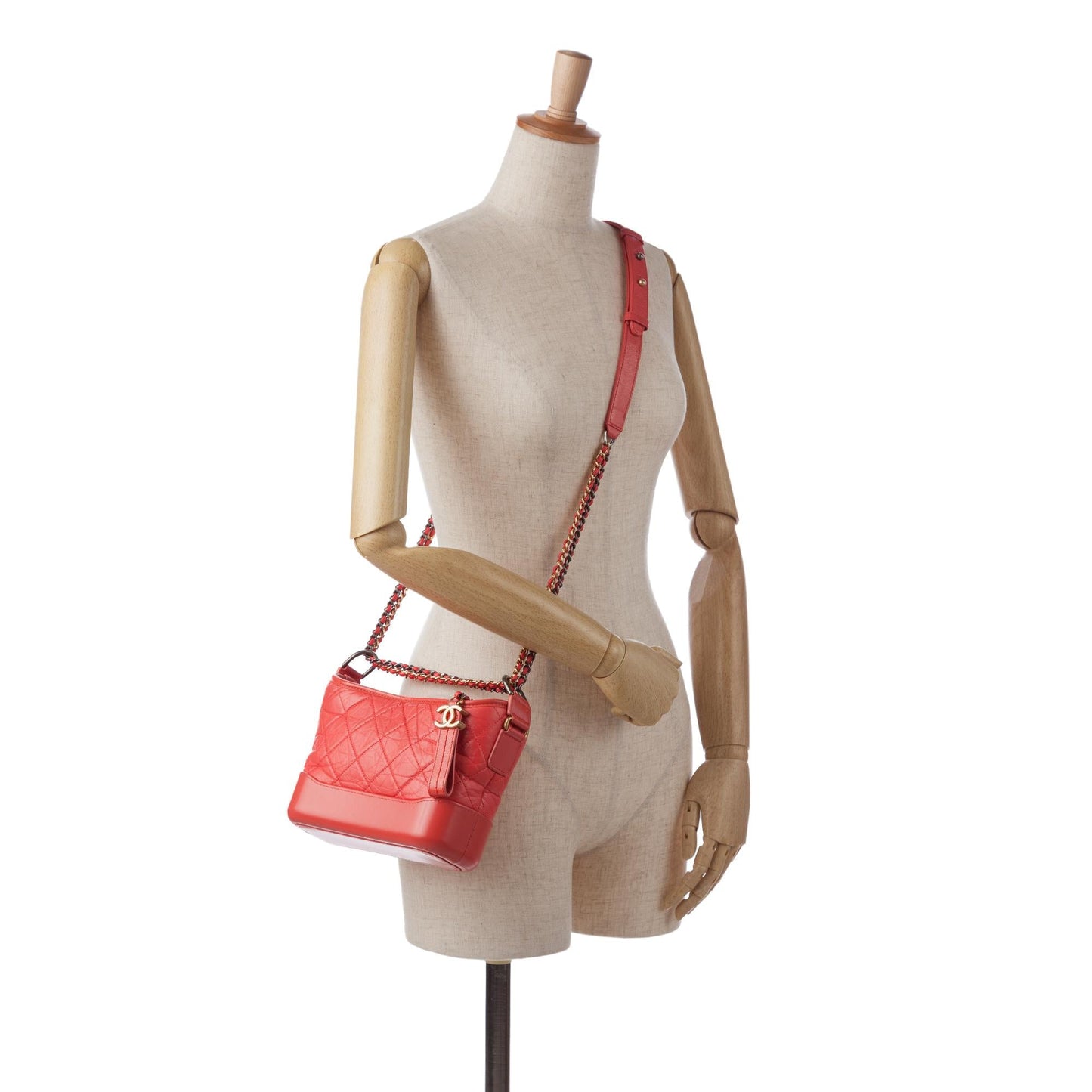 Chanel Small Chevron Lambskin Gabrielle Crossbody