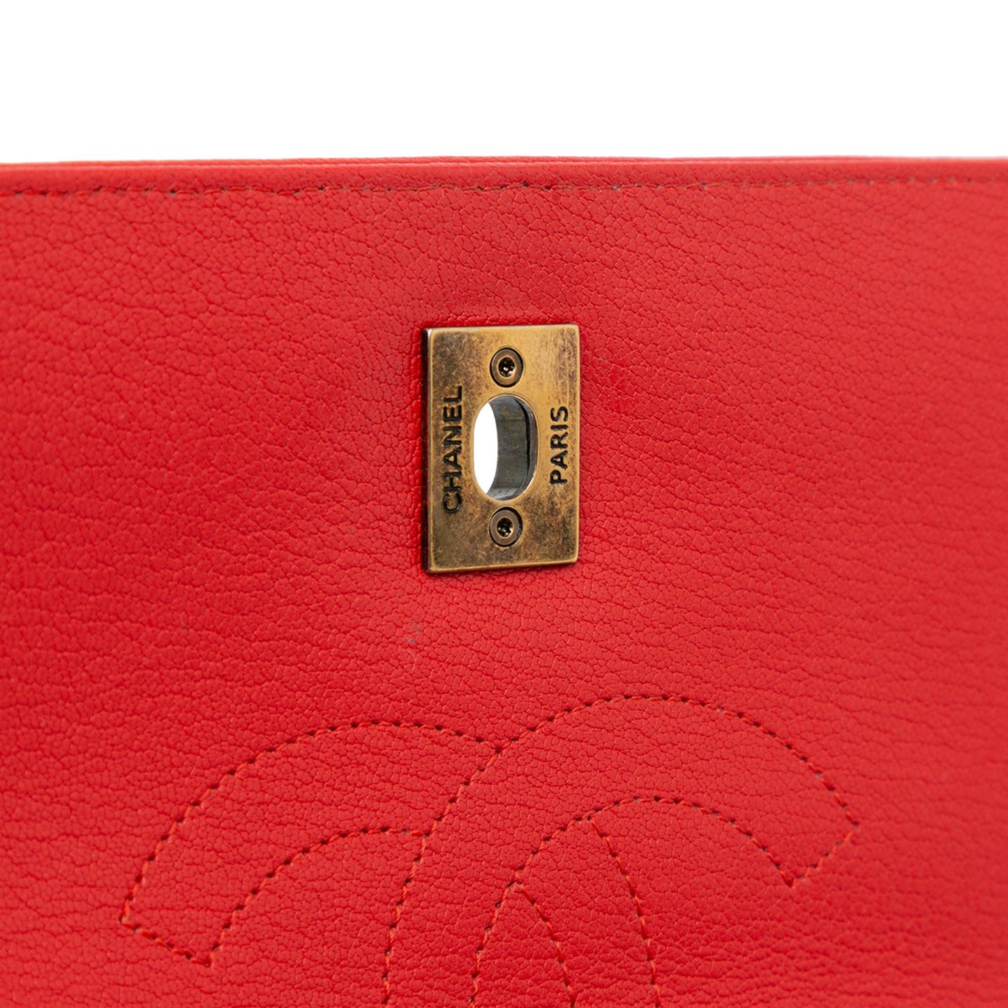 Chanel Small Diagonal Quilted Goatskin Flap