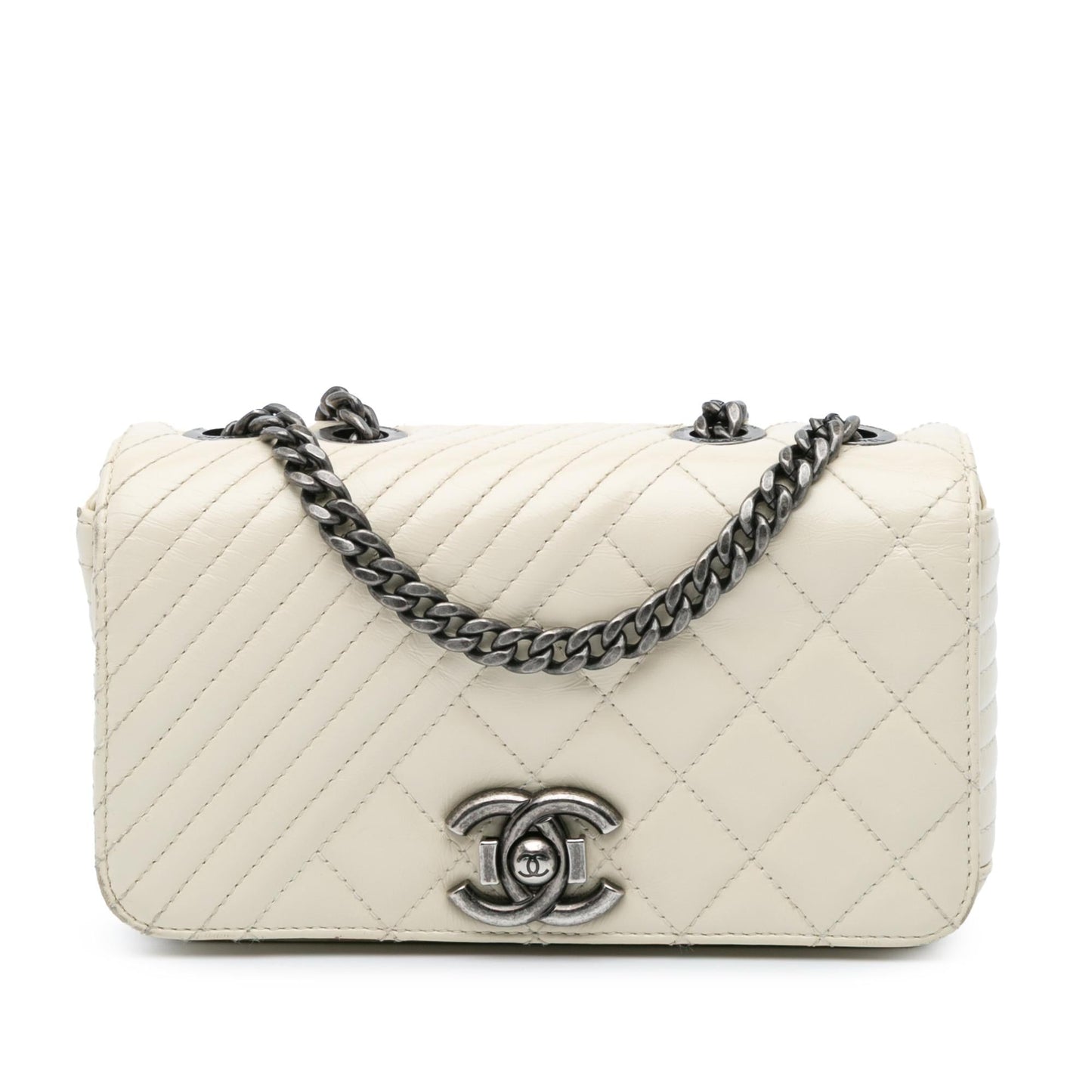 Chanel Small Glazed Calfskin Coco Boy Flap