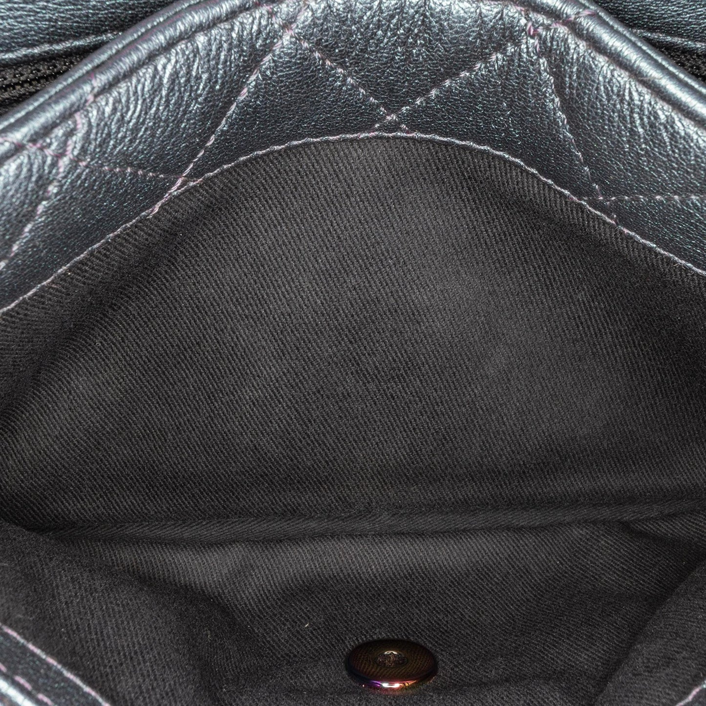 Chanel Small Iridescent Goatskin Double Carry Waist Chain Flap