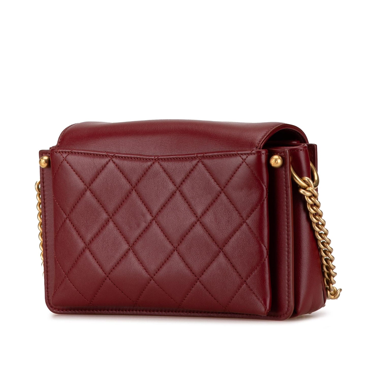 Chanel Small Quilted Calfskin CC Envelope Flap (SHG-xMFOWi)