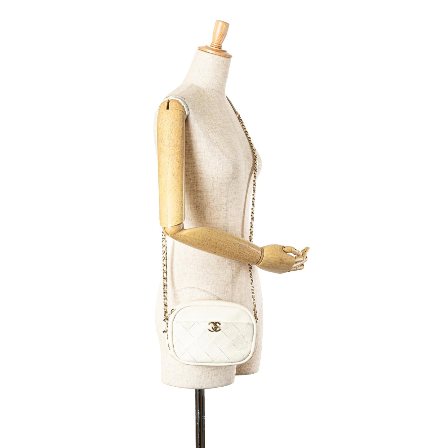 Chanel Small Quilted Goatskin Casual Trip Camera Bag